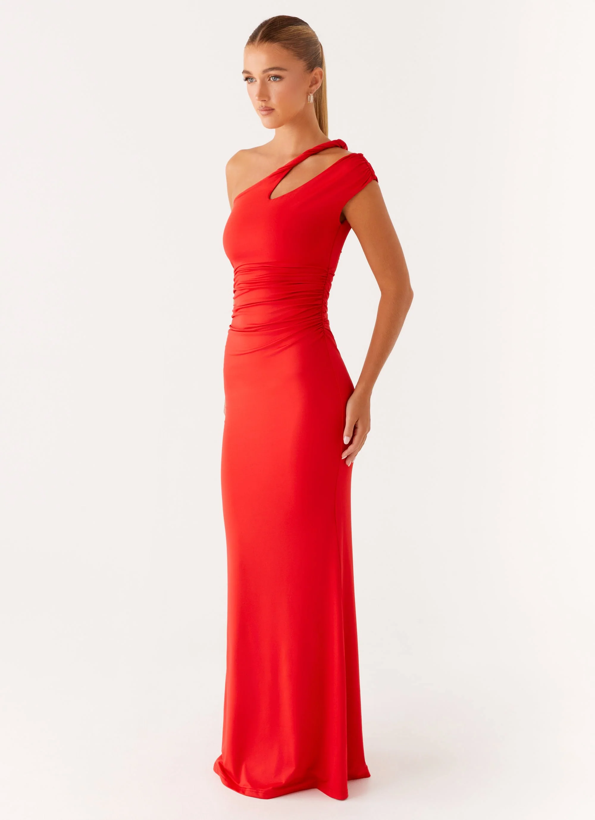 Lopez Maxi Dress - Tangerine - Image 5