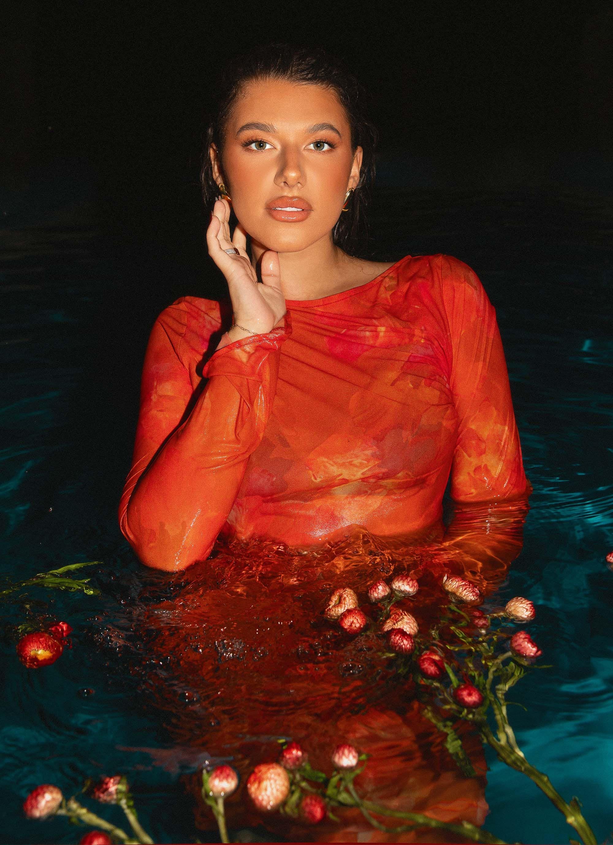 Lorde Maxi Dress - Amber - Image 2