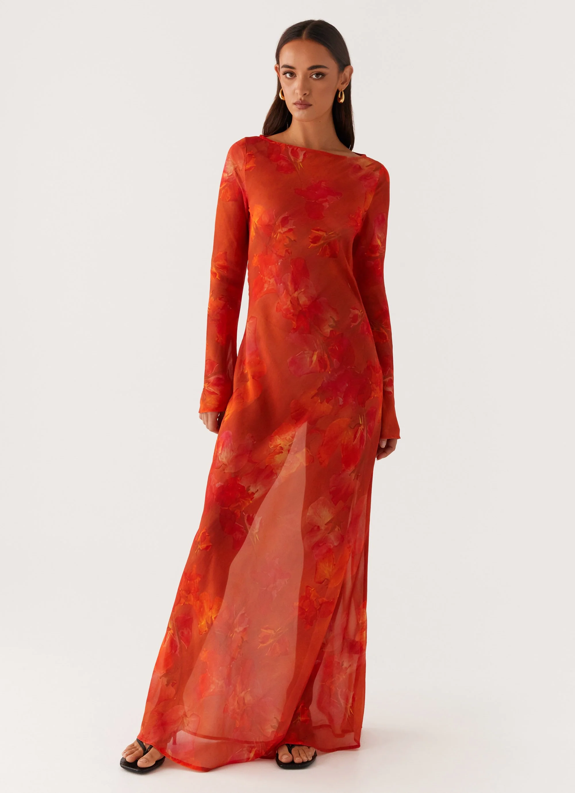 Lorde Maxi Dress - Amber - Image 6