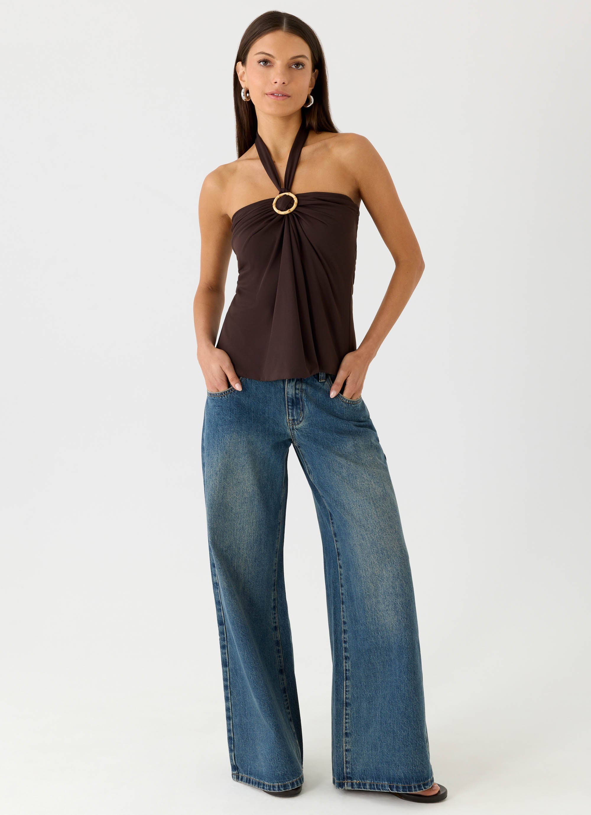 Lorenza Halter Top - Chocolate Torte - Image 6