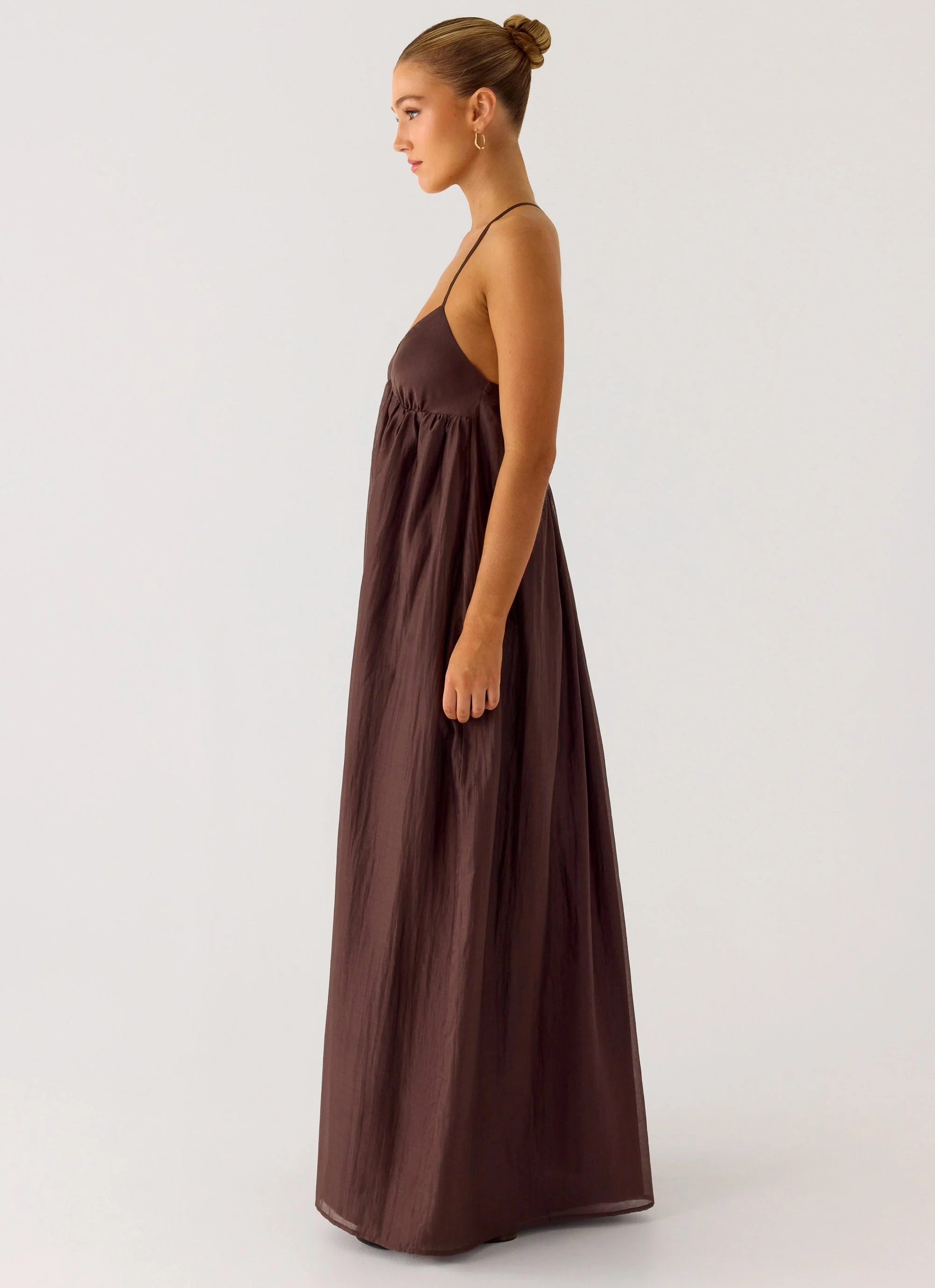 Losario Maxi Dress - Cool Chocolate - Image 4