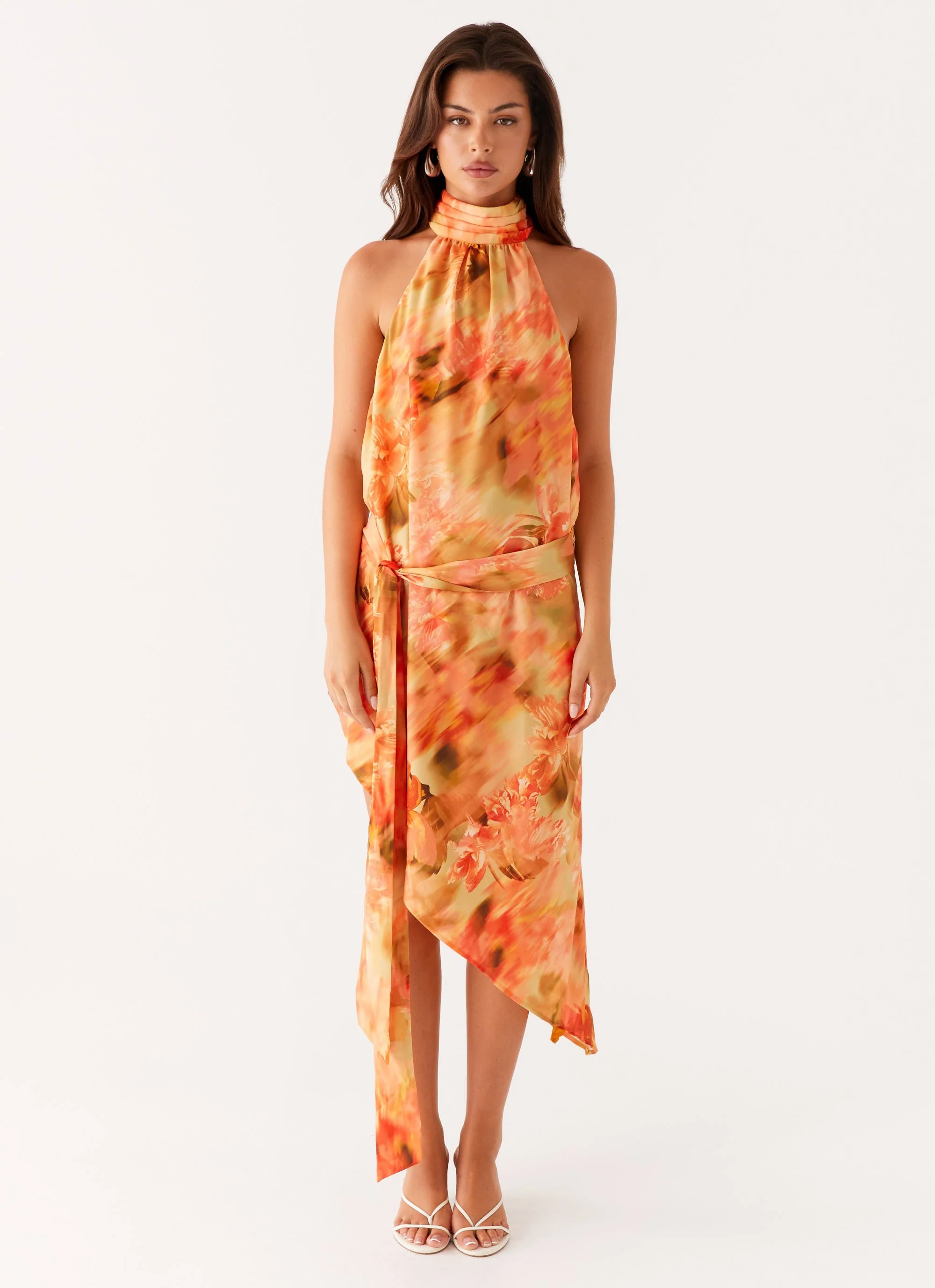 Lou Midi Dress - Sunset Floral - Image 3