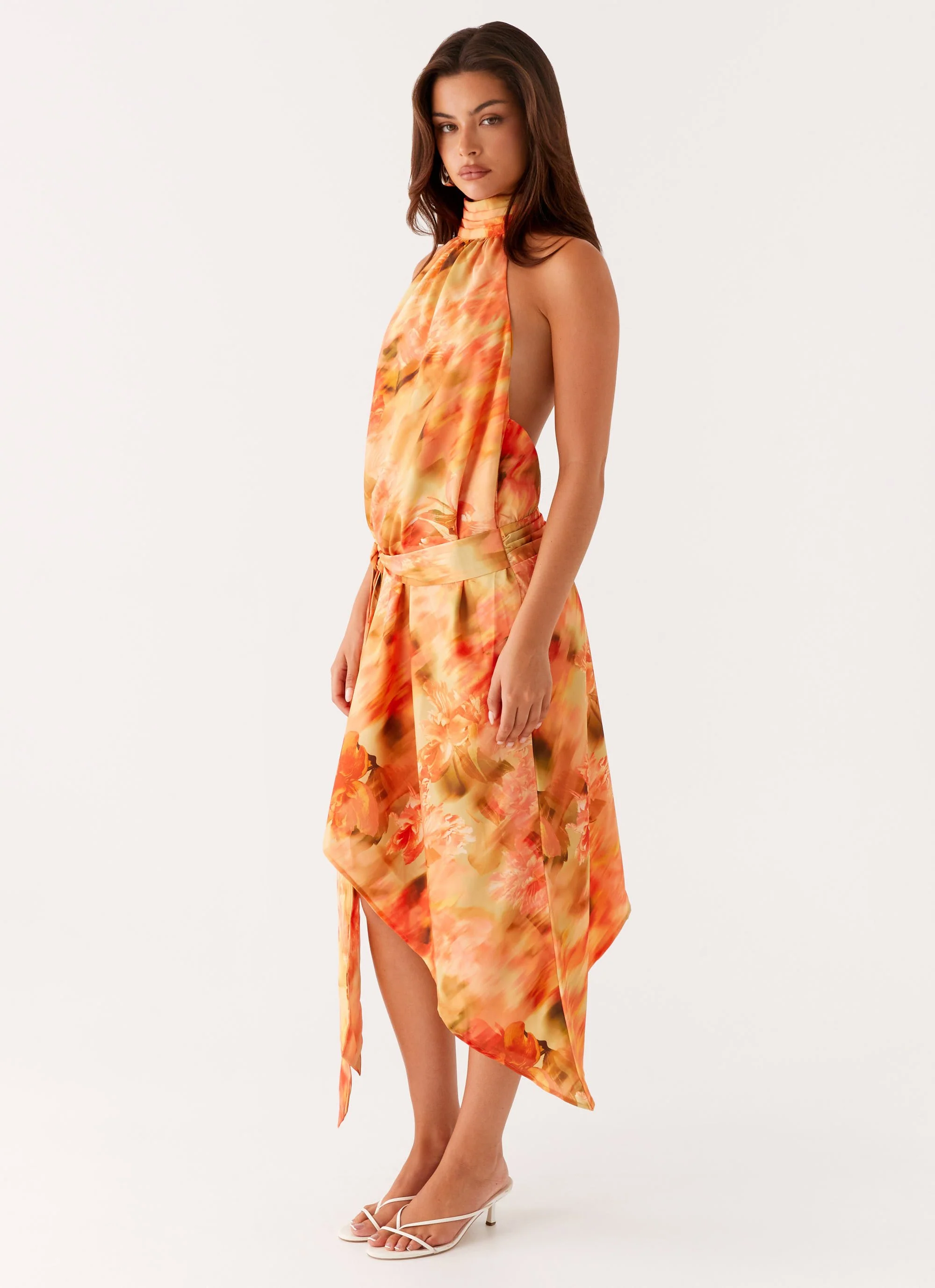 Lou Midi Dress - Sunset Floral - Image 4