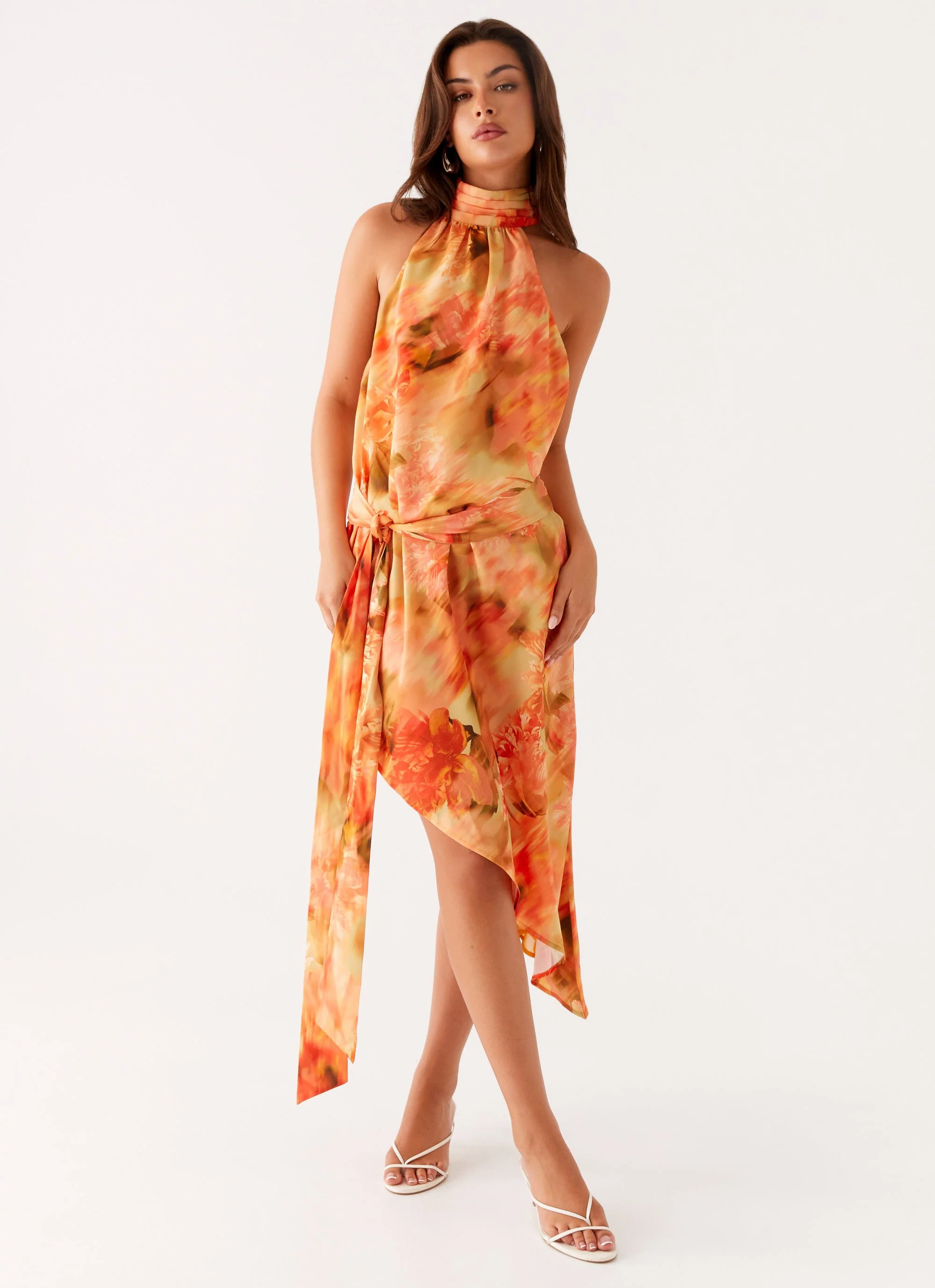 Lou Midi Dress - Sunset Floral - Image 6
