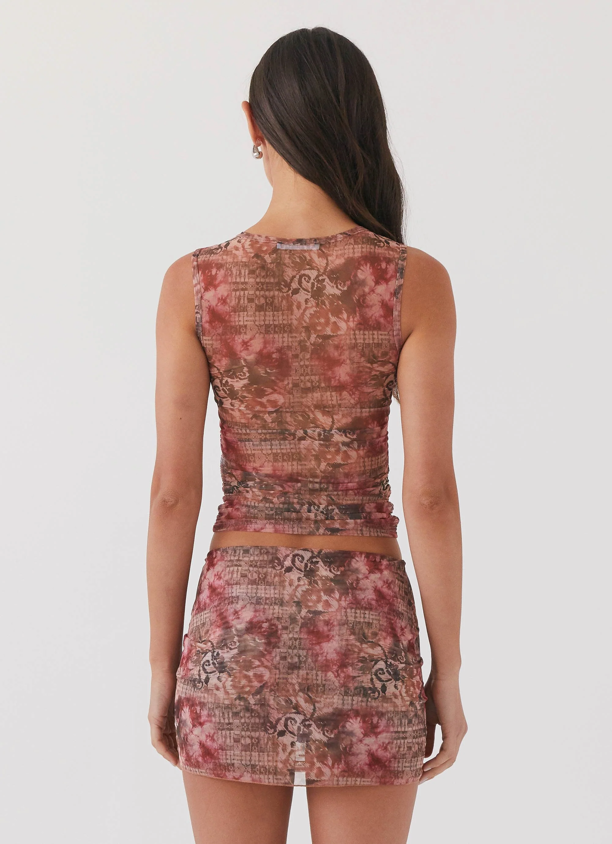 Love Child Mesh Tank Top - Palais Floral - Image 4