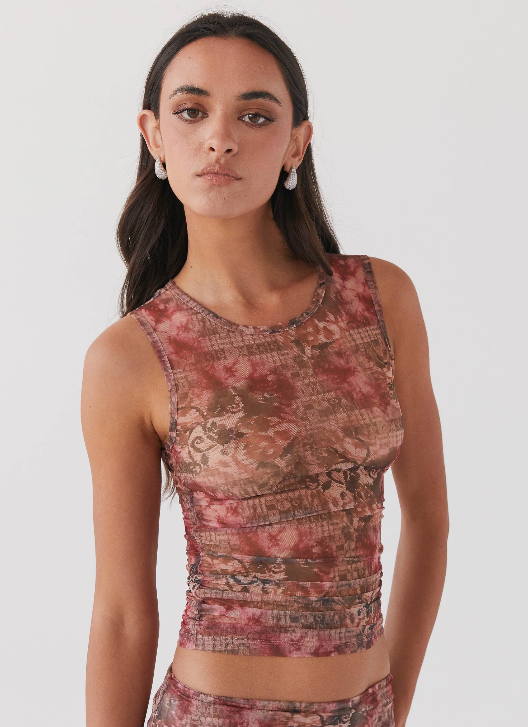 Love Child Mesh Tank Top - Palais Floral - Image 5
