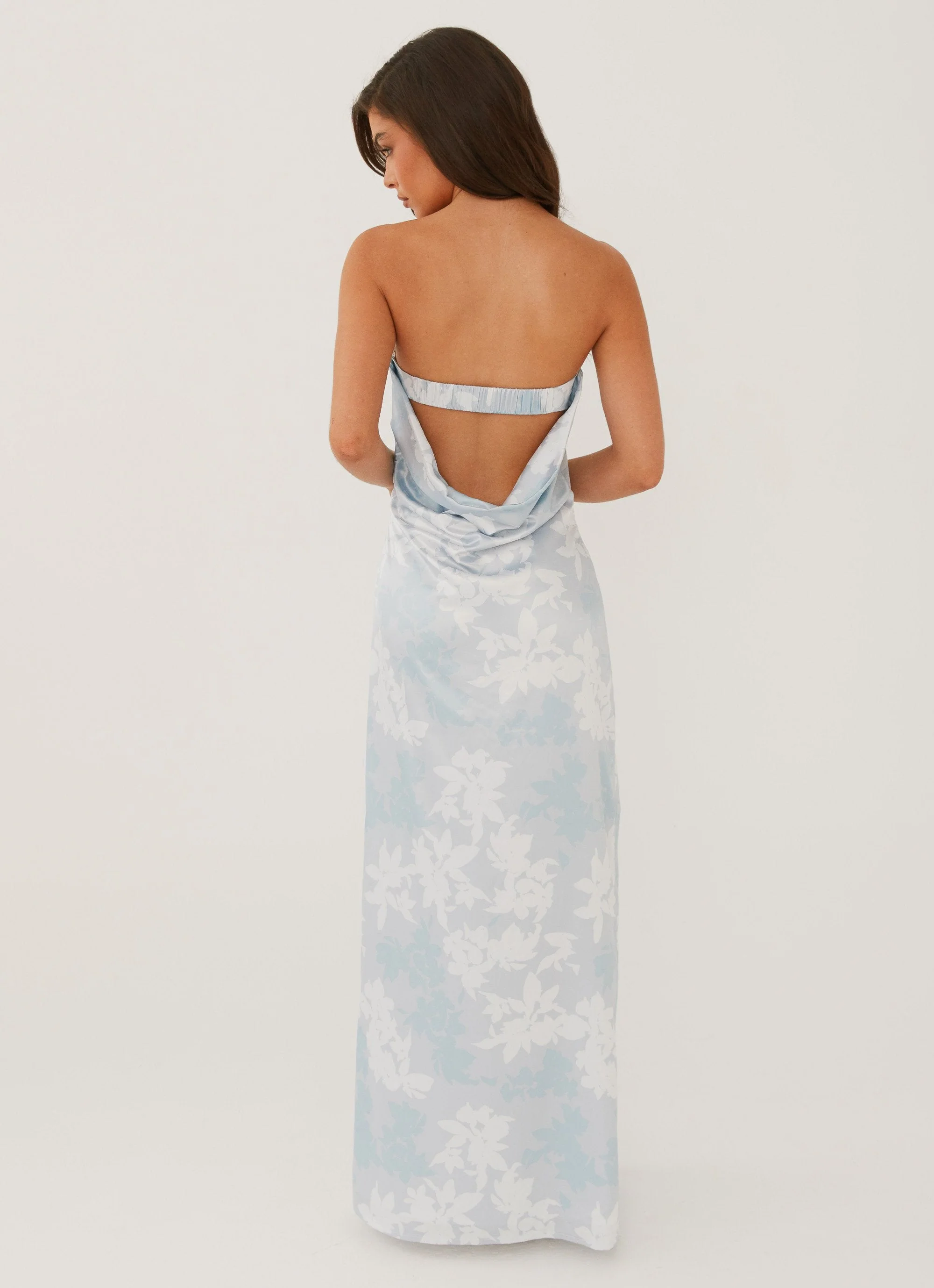 Love Me More Maxi Dress - Blue Blossom - Image 5