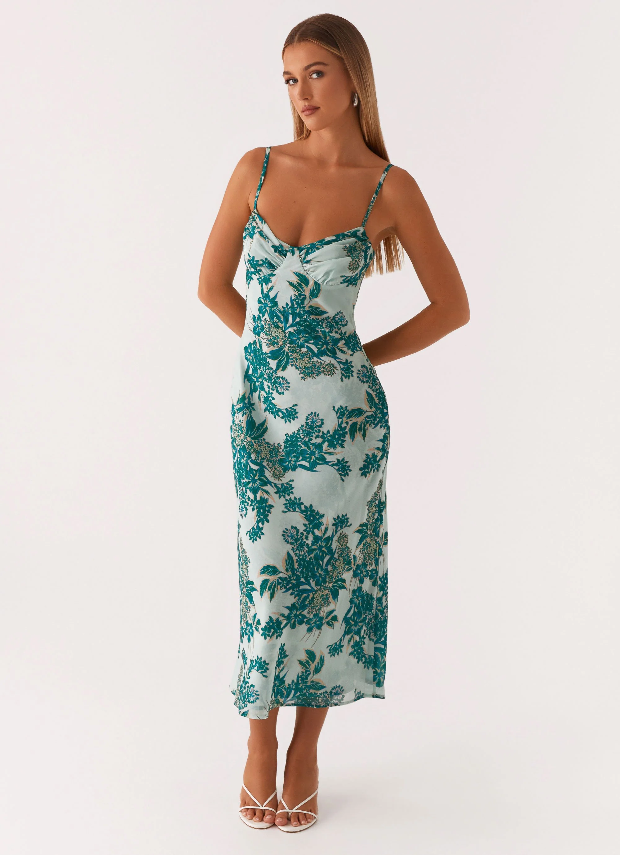 Love Song Midi Dress - Cloud Nine Floral - Image 6