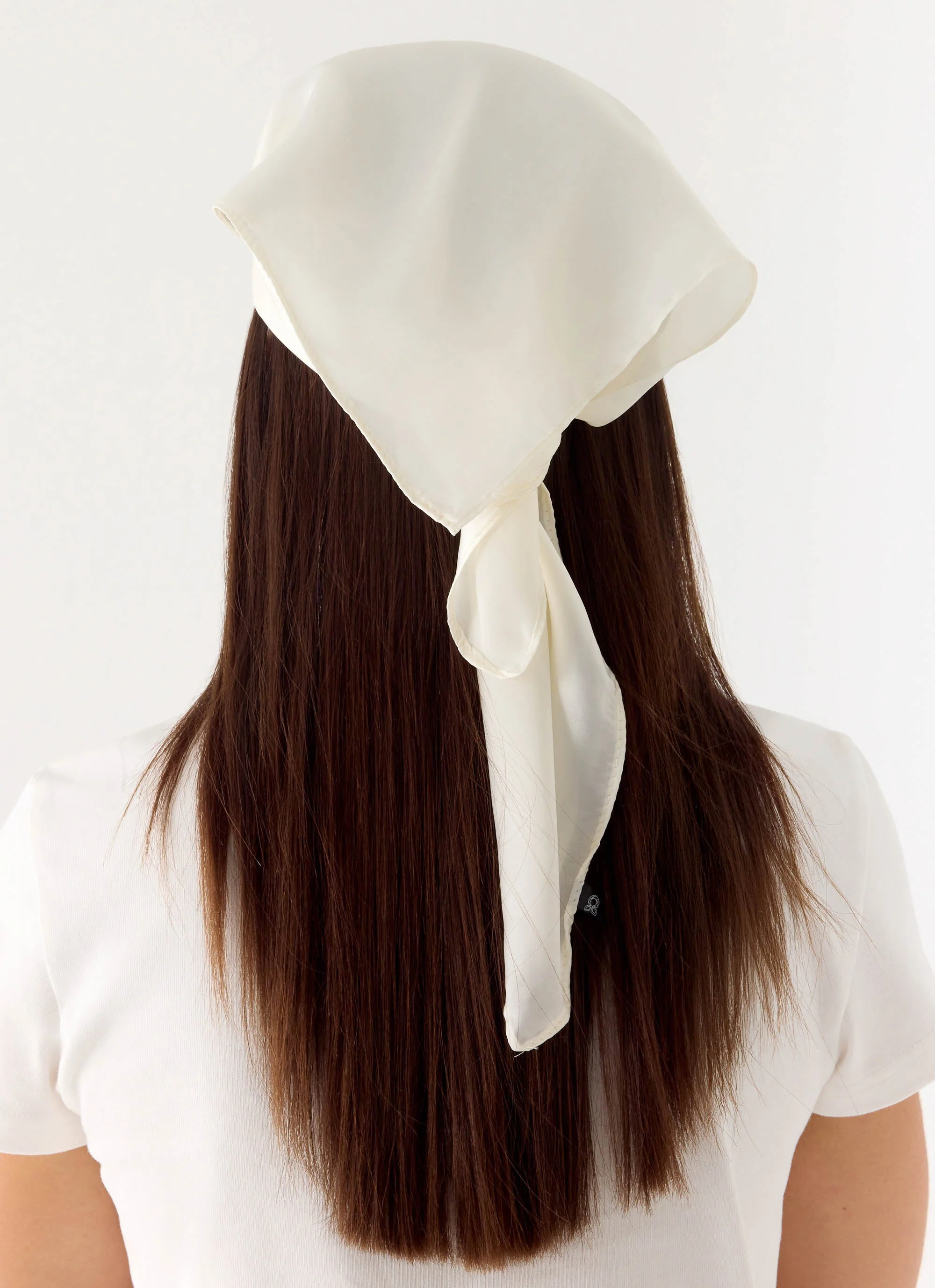 Lover Vibes Head Scarf - Cream - Image 4