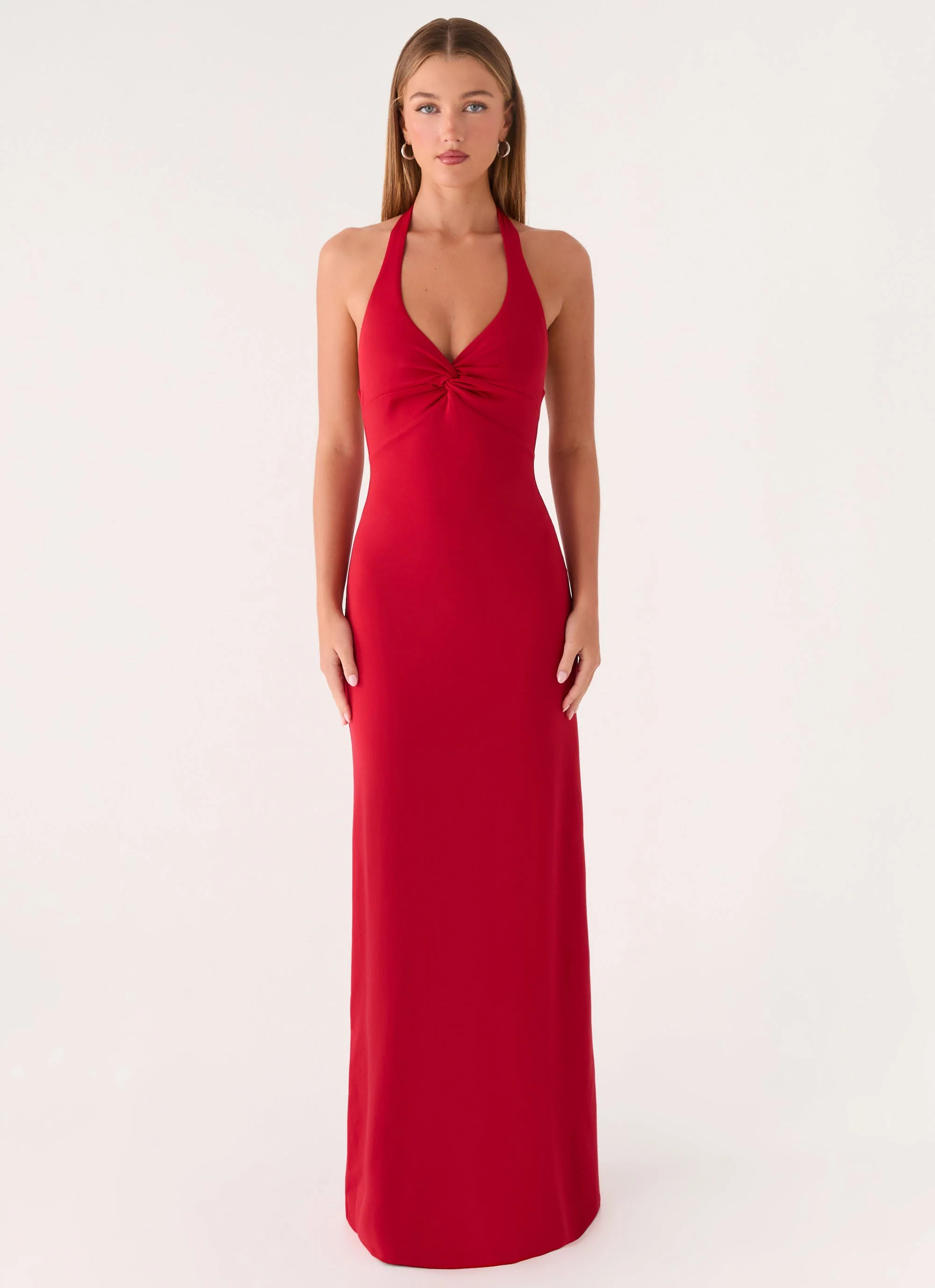 Loverboy Maxi Dress - Deep Red - Image 10