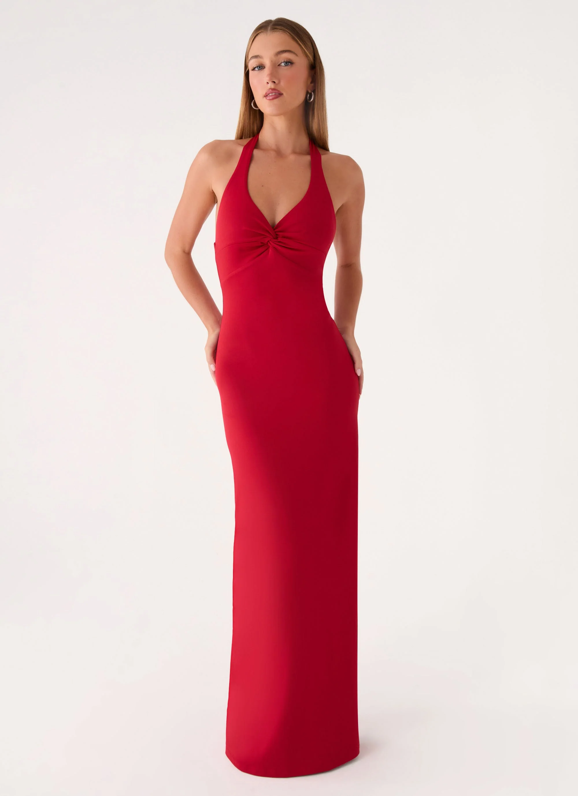 Loverboy Maxi Dress - Deep Red - Image 6