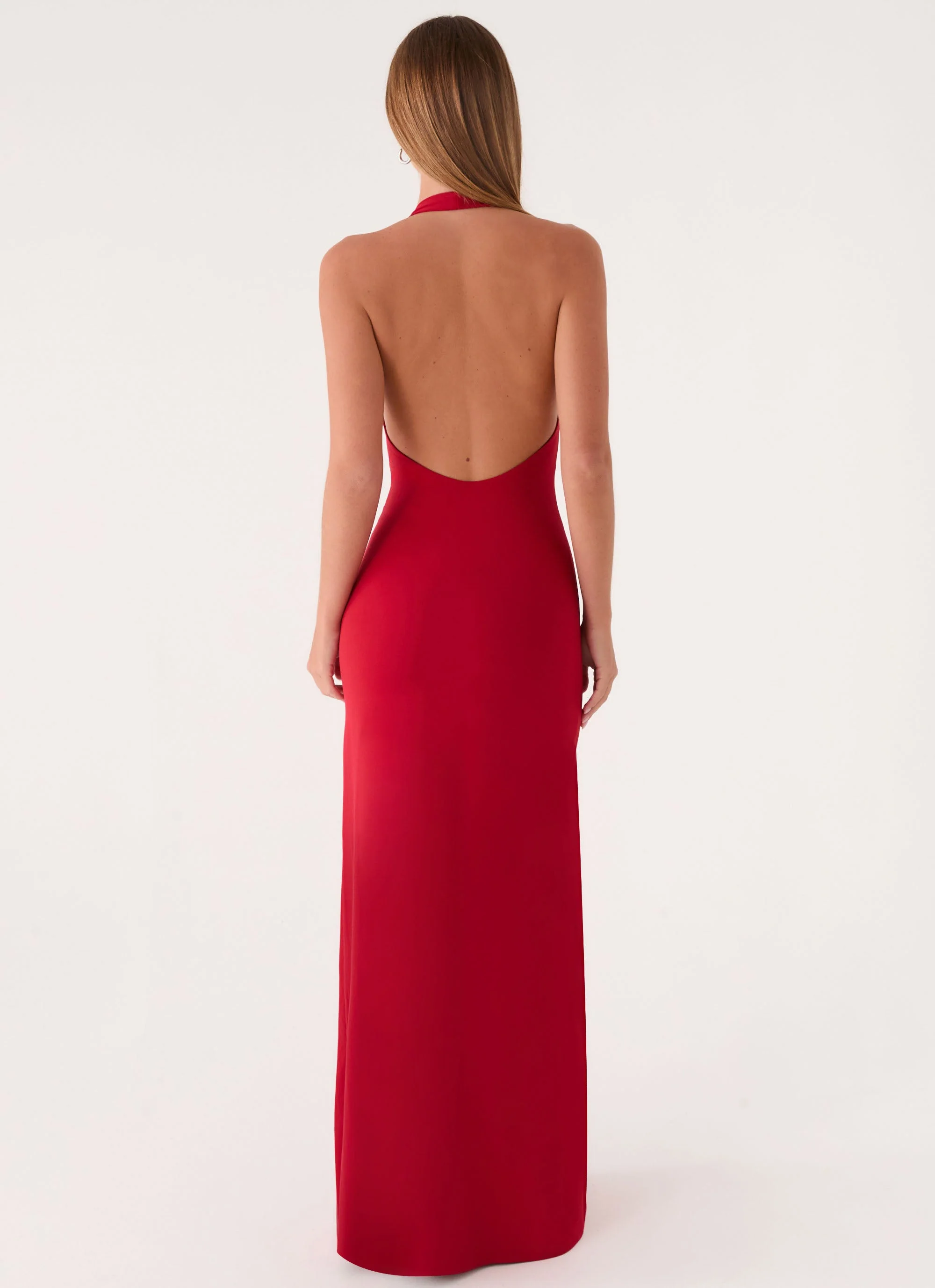 Loverboy Maxi Dress - Deep Red - Image 7