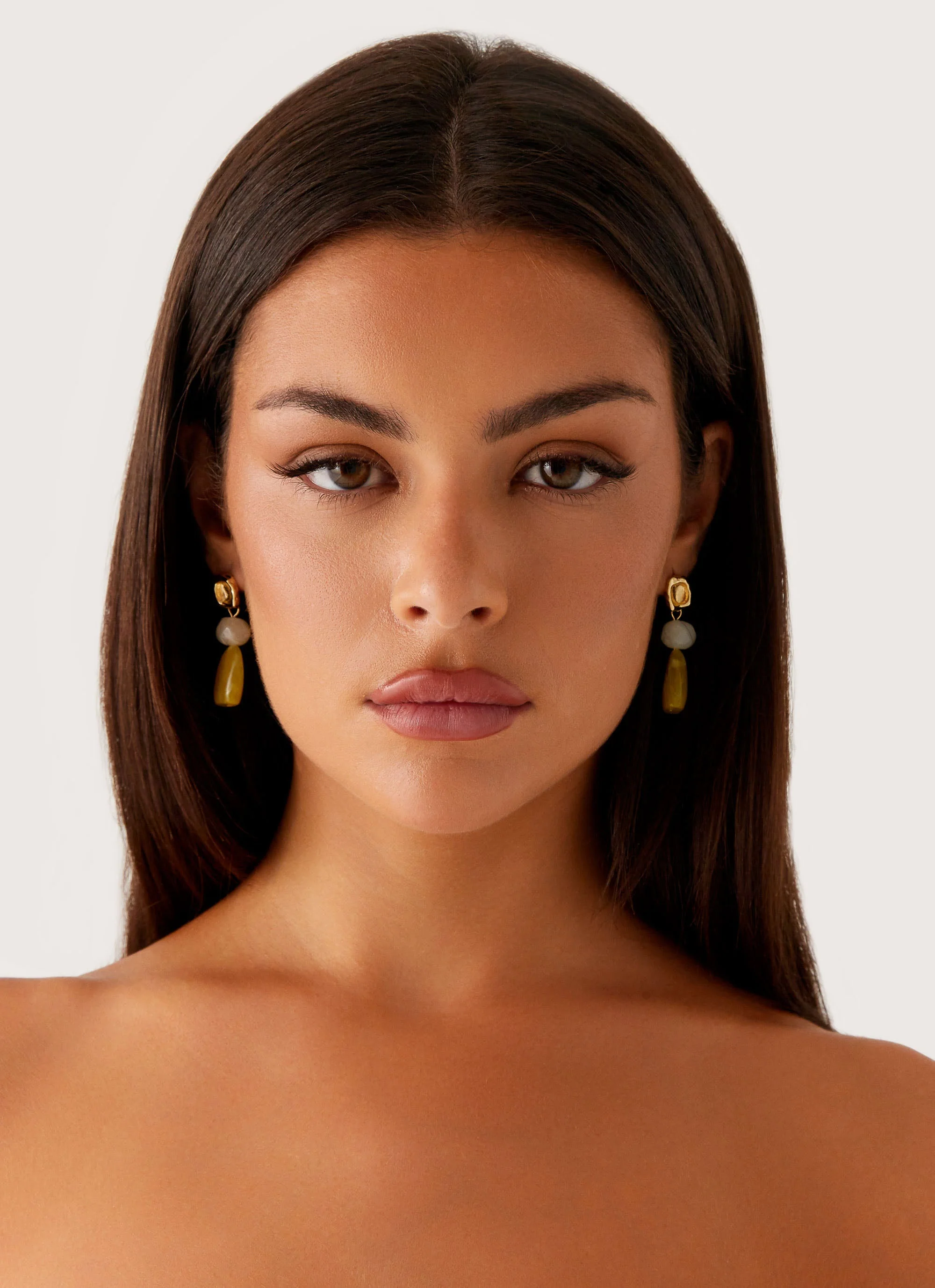 Lozano Earrings - Lime - Image 4