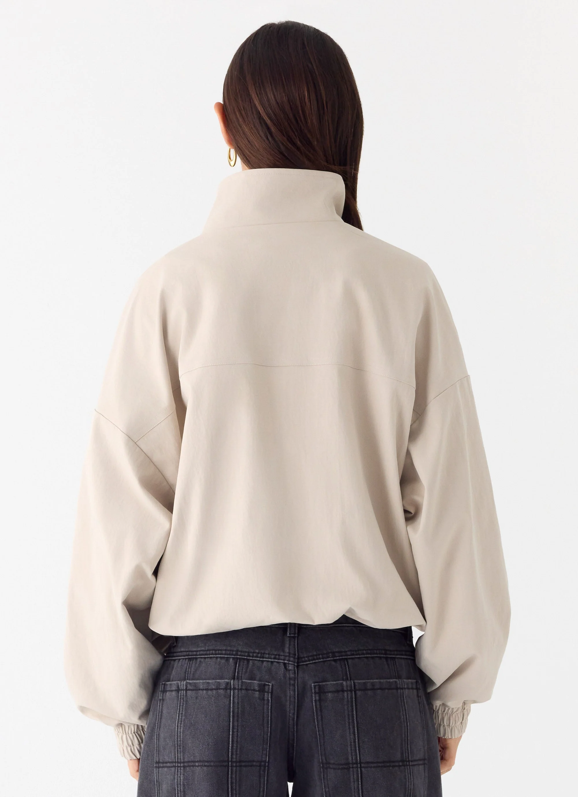 Luca Trench Jacket - Cool Tan - Image 5