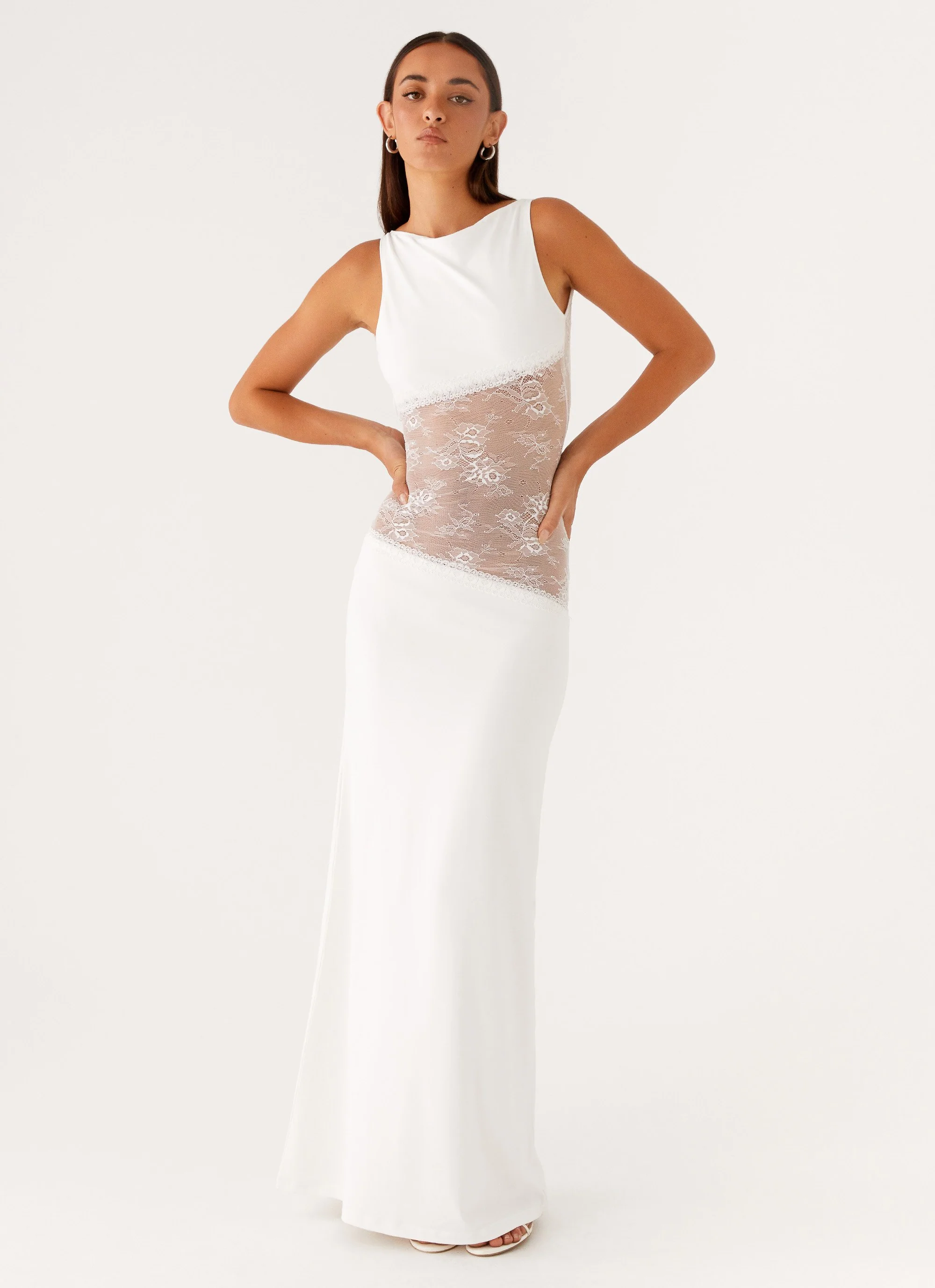 Lucinda Maxi Dress - White - Image 5