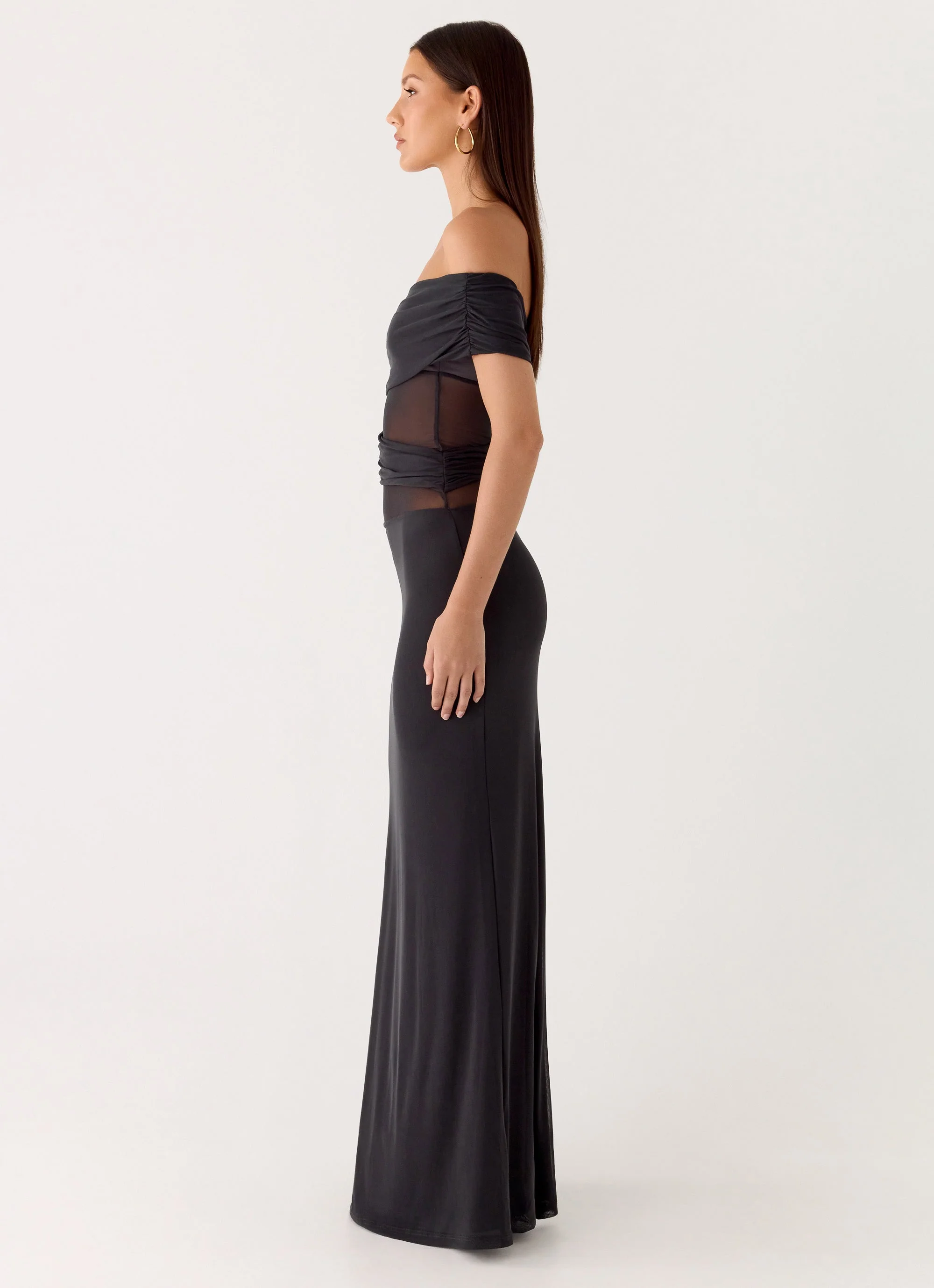 Lumi Maxi Dress - Dark Grey - Image 3