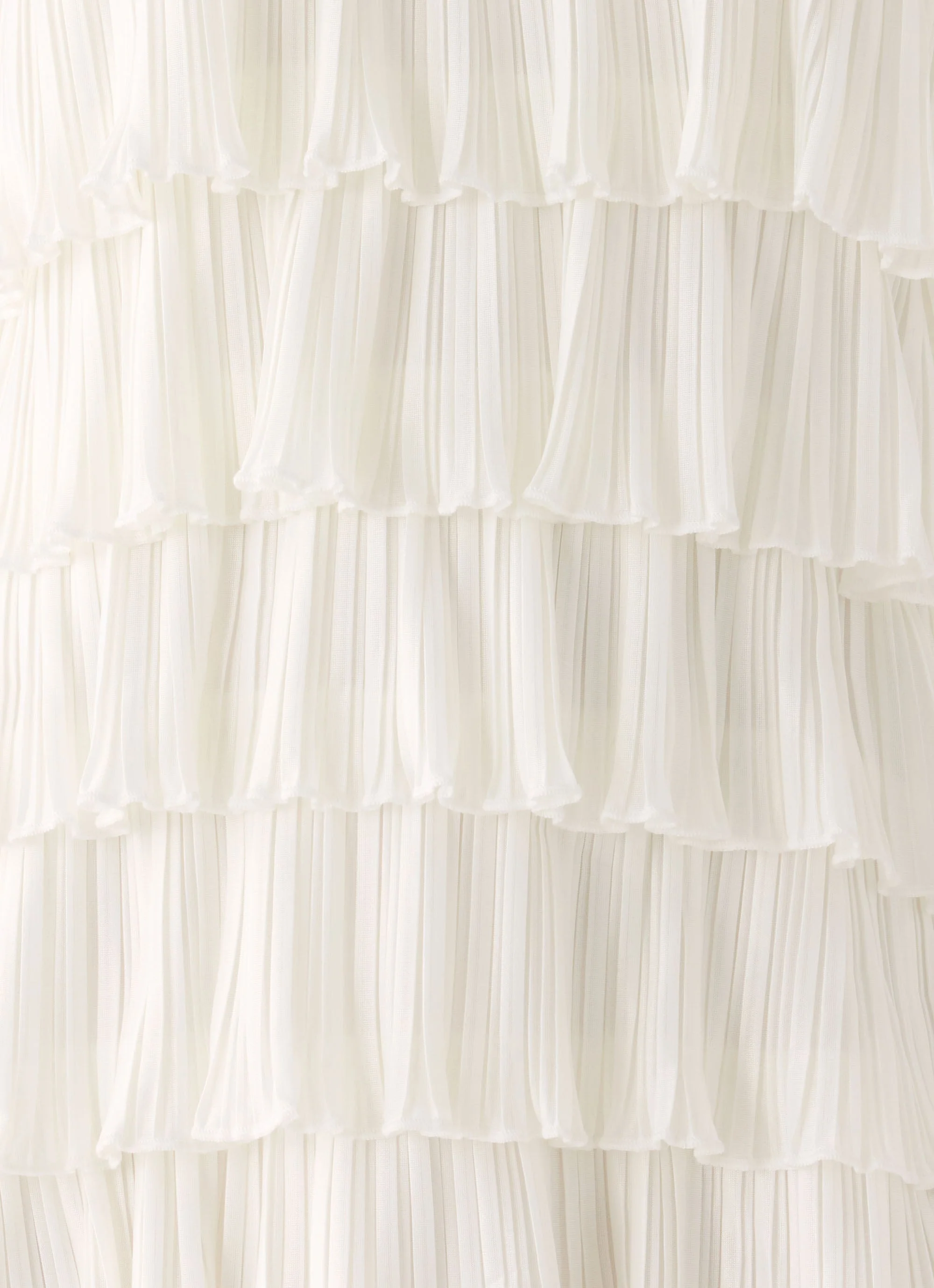 Lunar Bloom Mini Dress - Ivory - Image 5