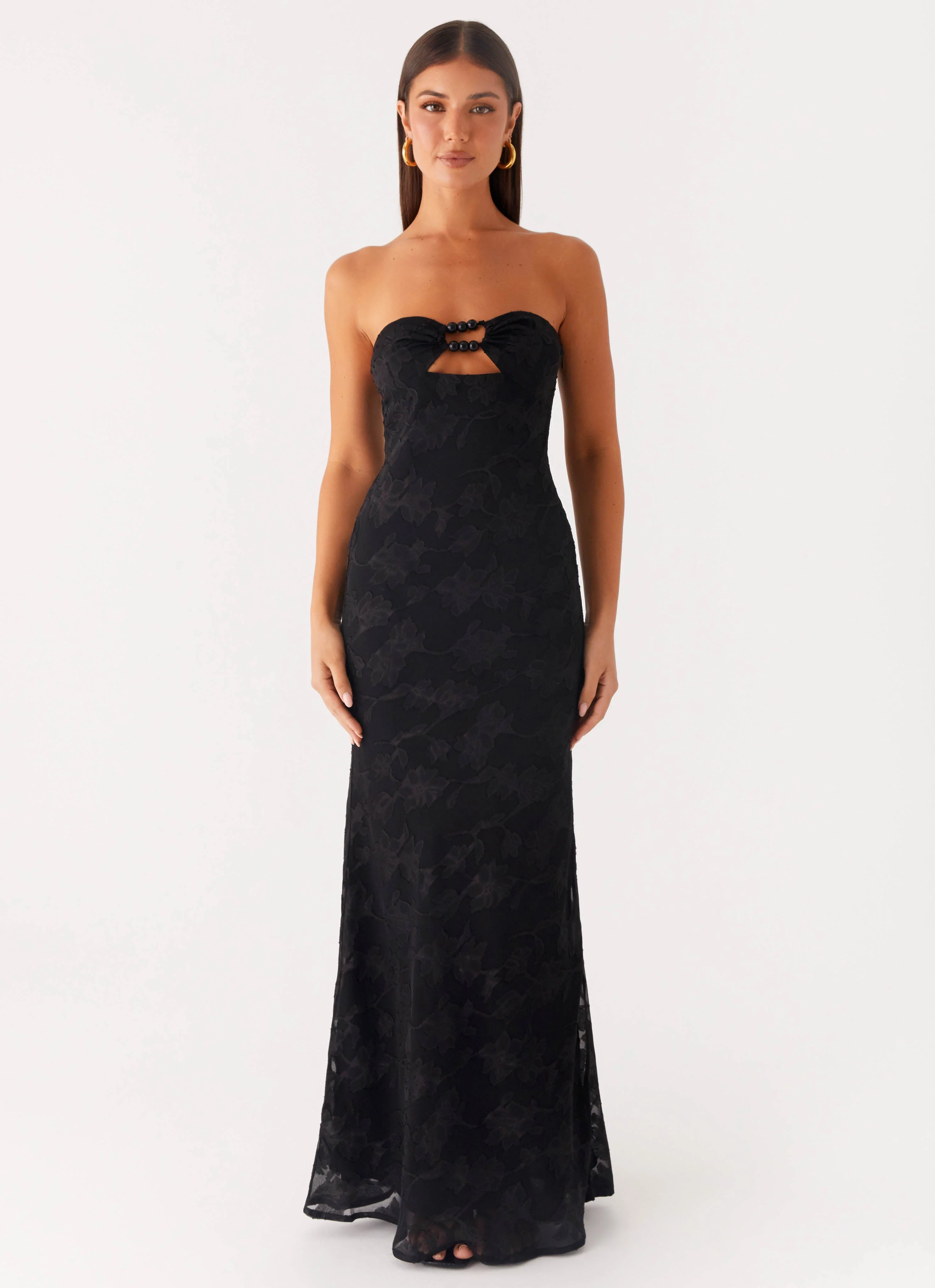 Lunar Maxi Dress - Black - Image 2