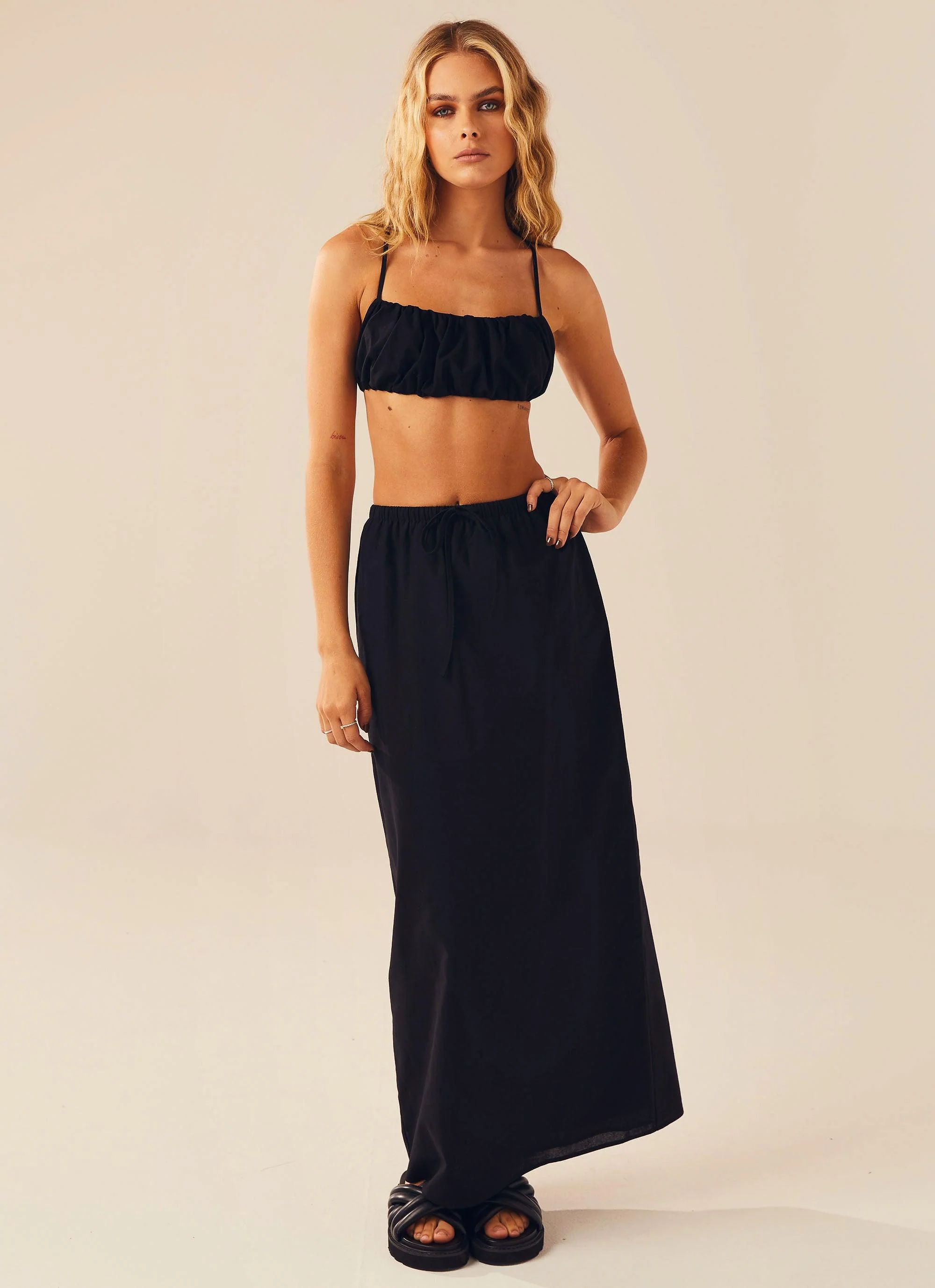 Made For Vacation Crop Top - Black - Image 6