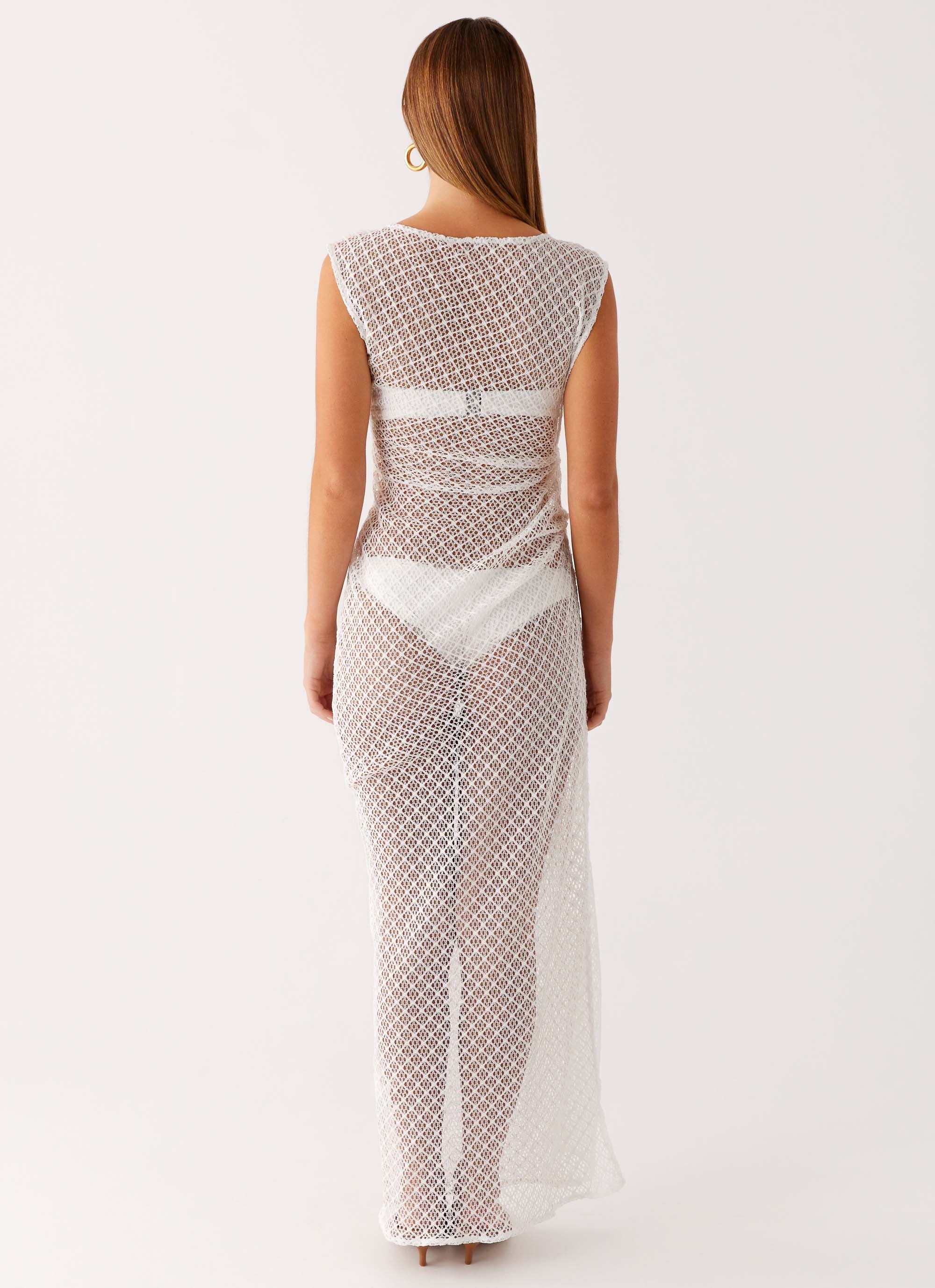 Maeva Maxi Dress - White - Image 4