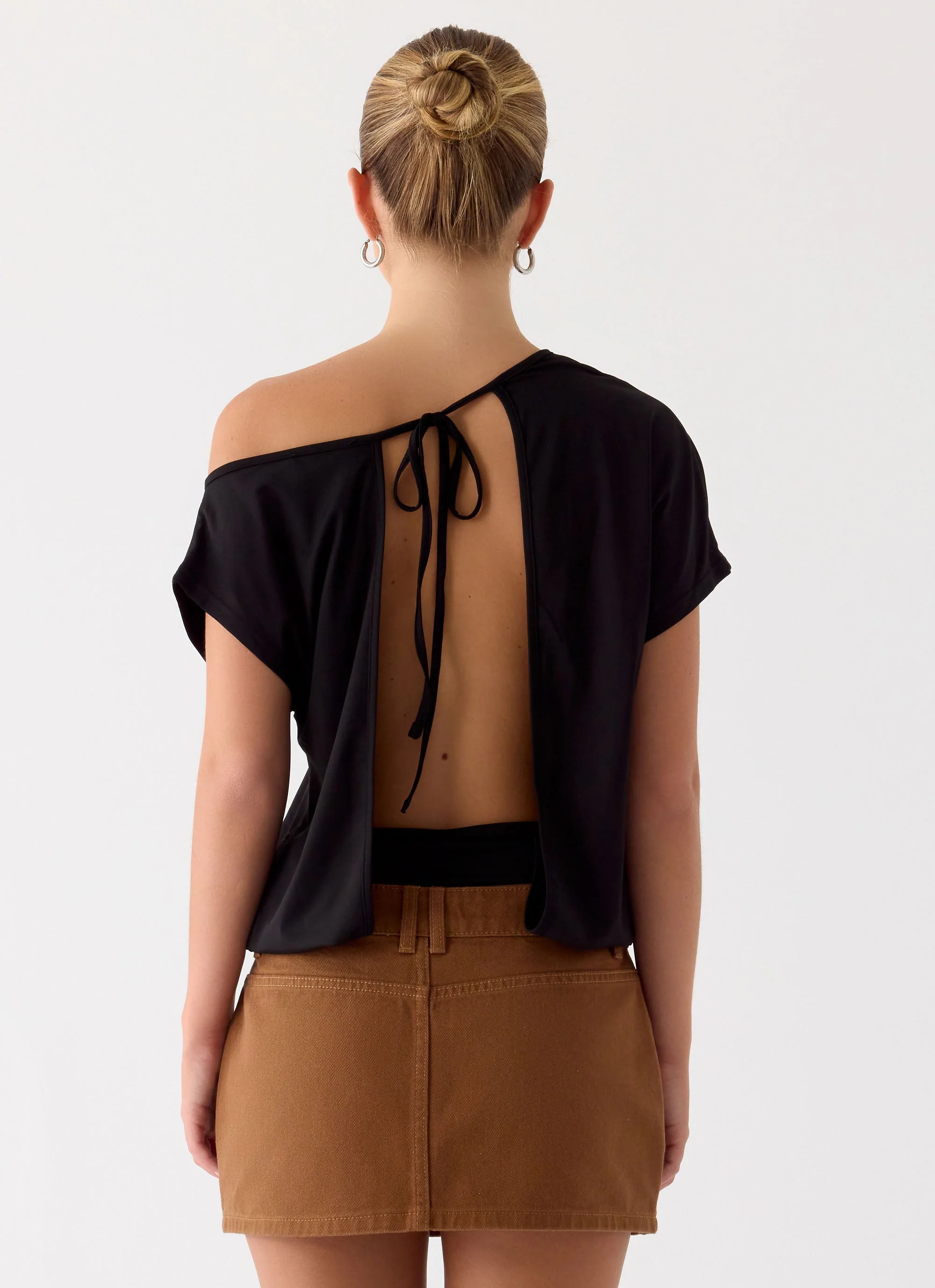 Maeve Mini Skirt - Tan - Image 4