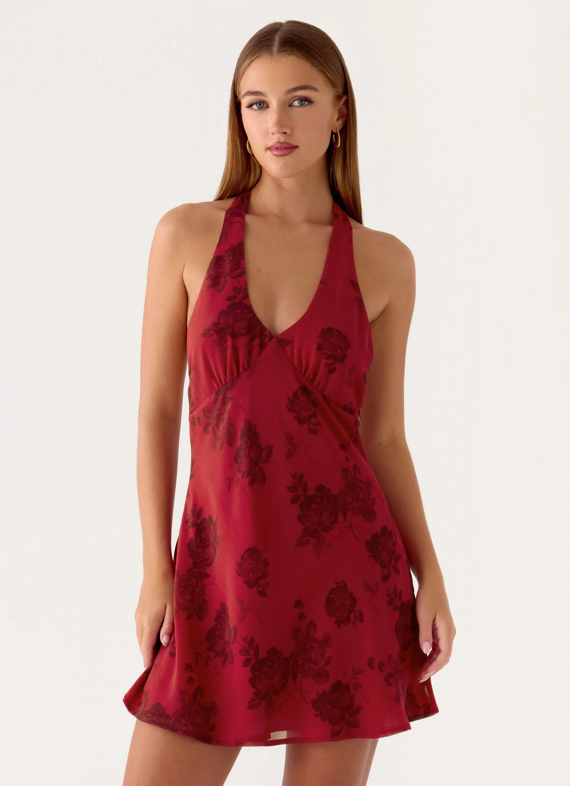 Magnolia Mini Dress - Cherry Rose - Image 5