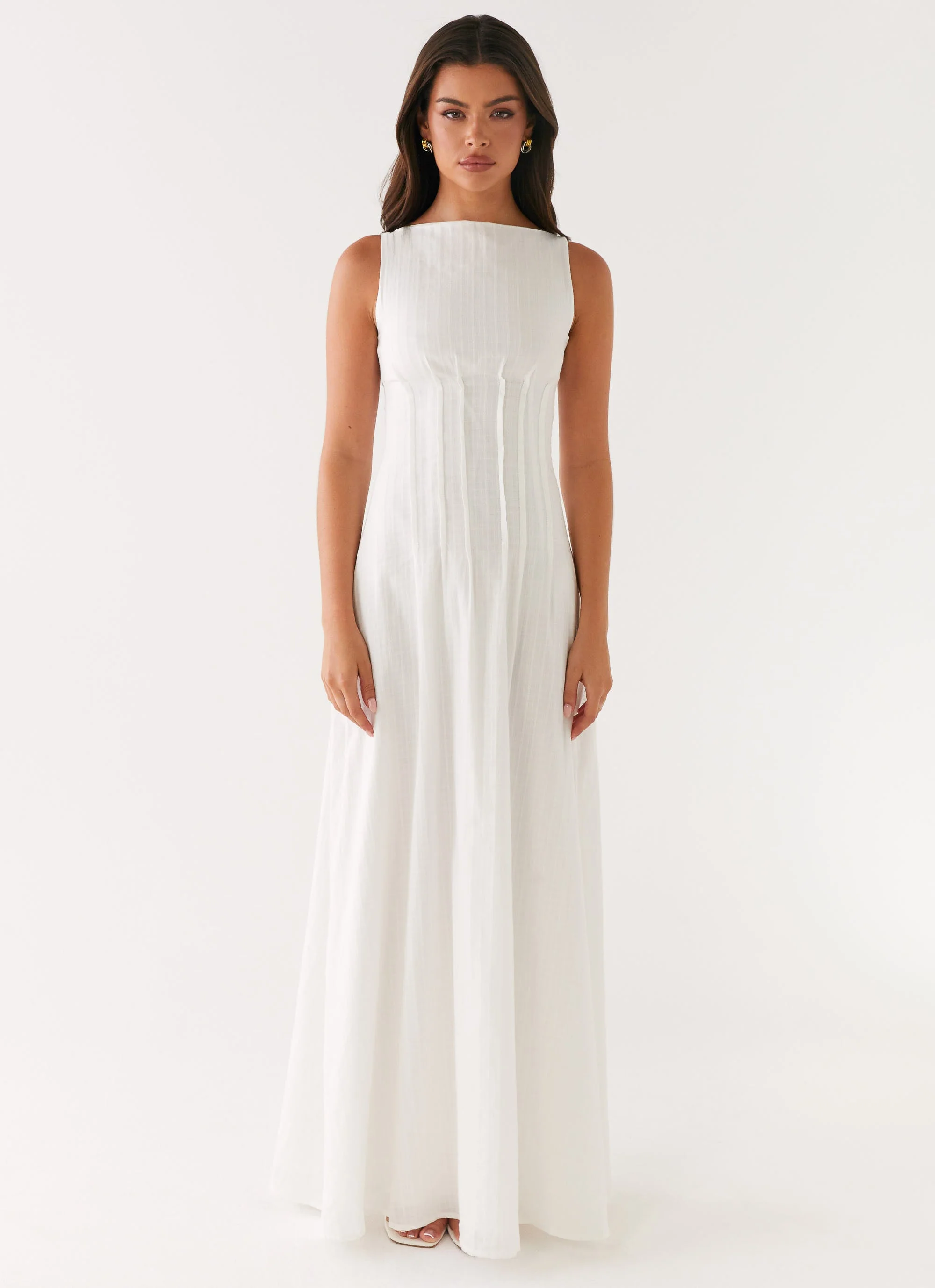 Maloney Maxi Dress - White - Image 2