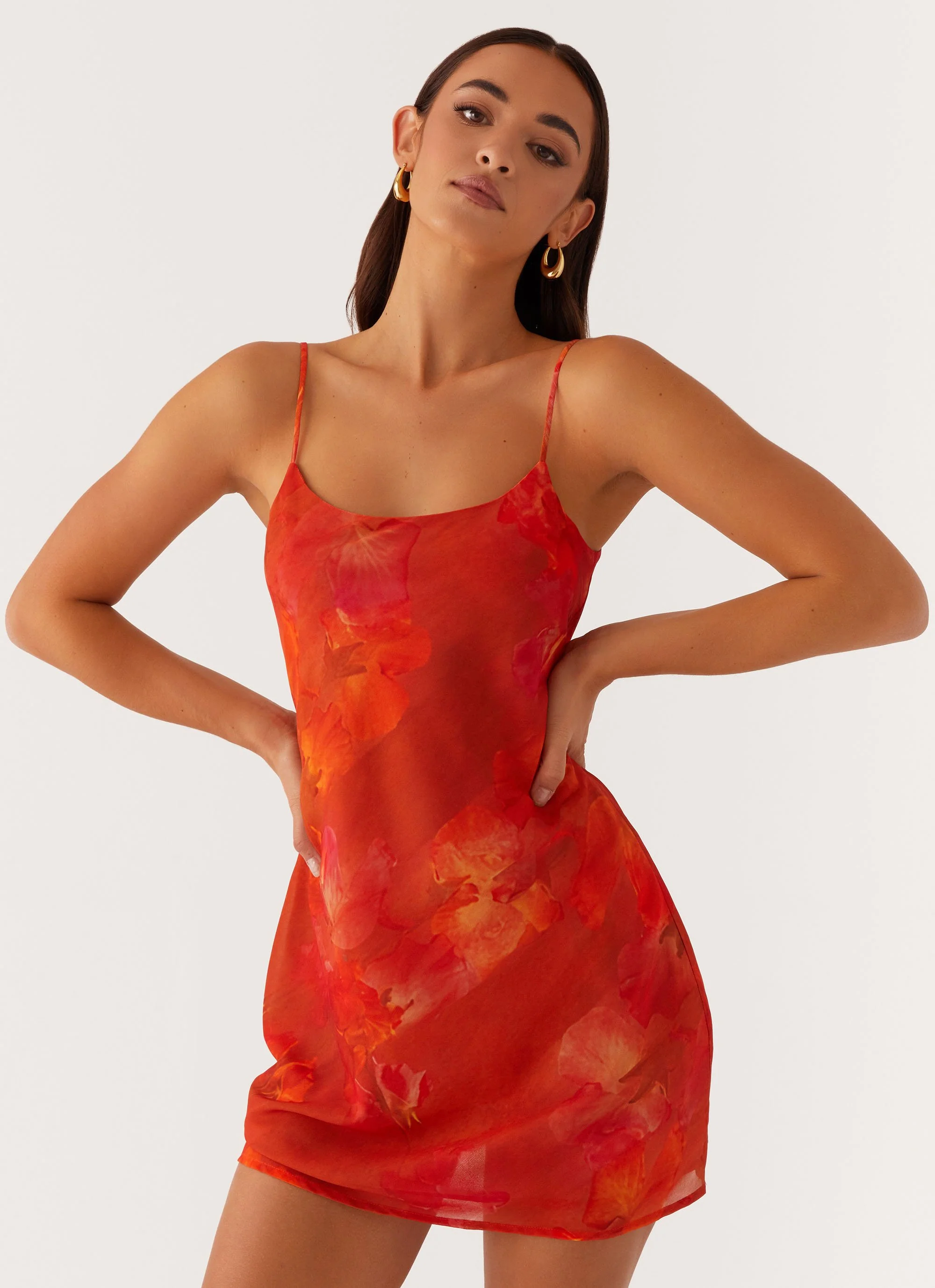 Manifest Mini Dress - Amber - Image 4