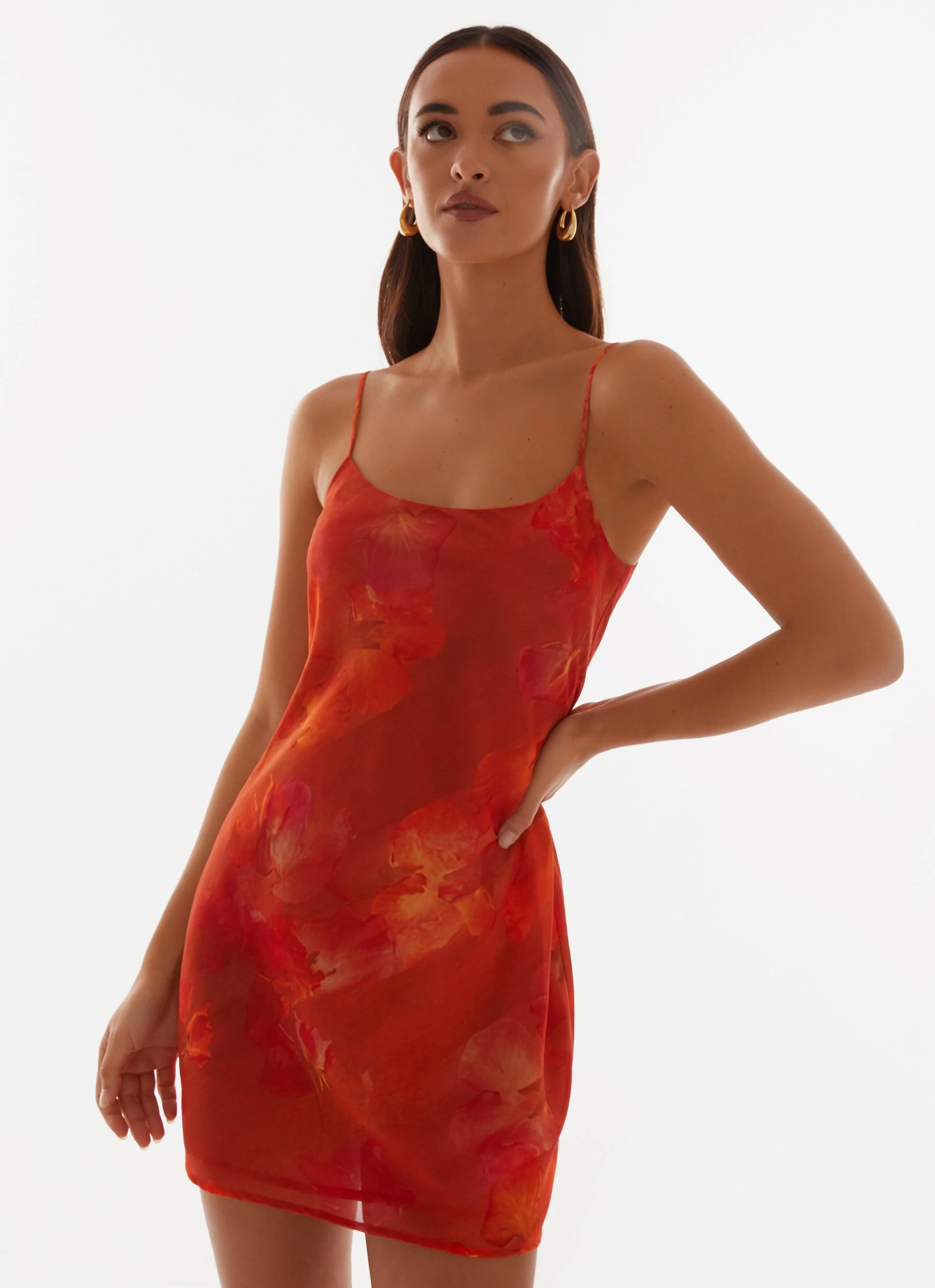 Manifest Mini Dress - Amber - Image 6