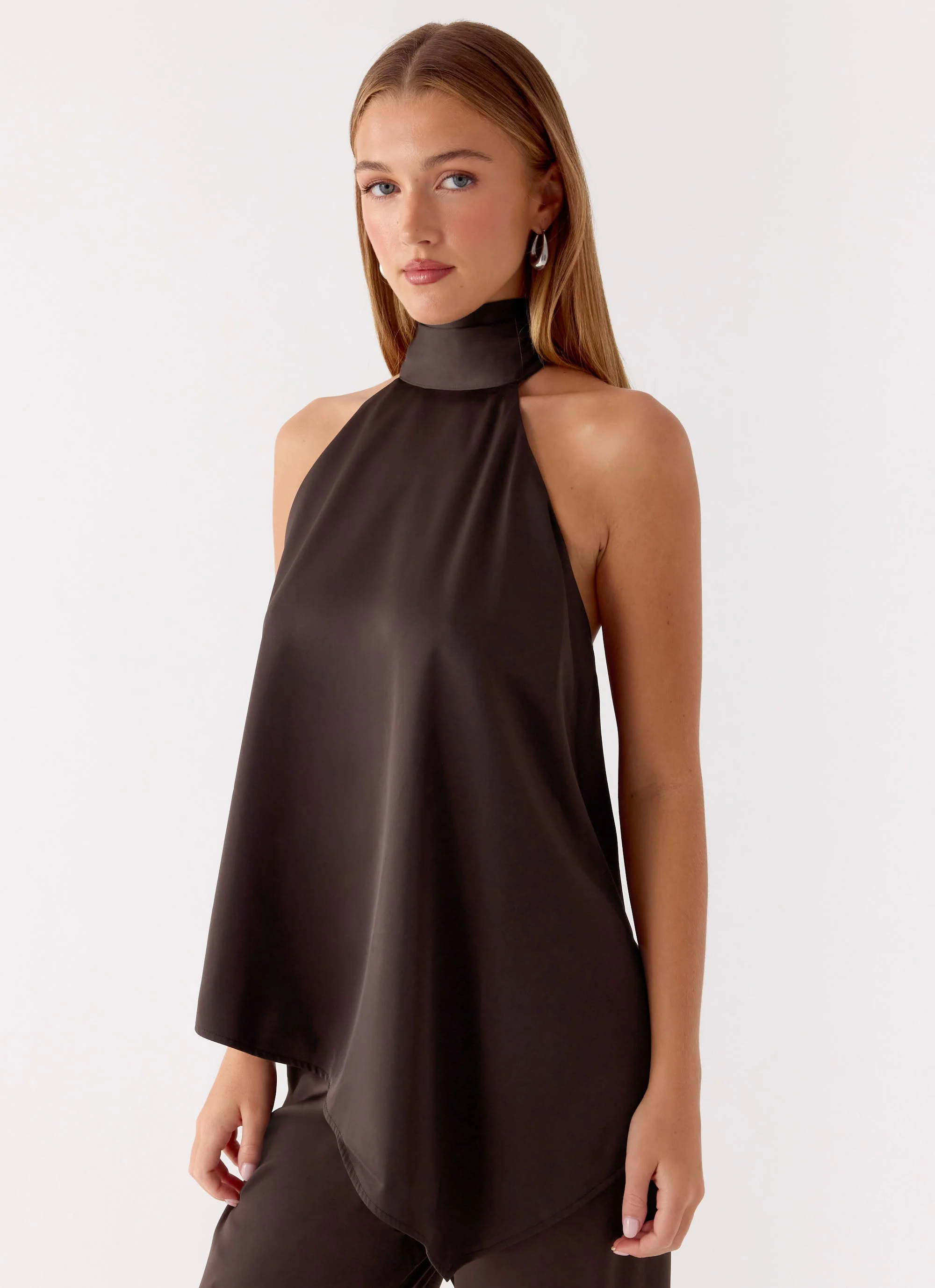 Marah Halter Top - Chocolate - Image 6