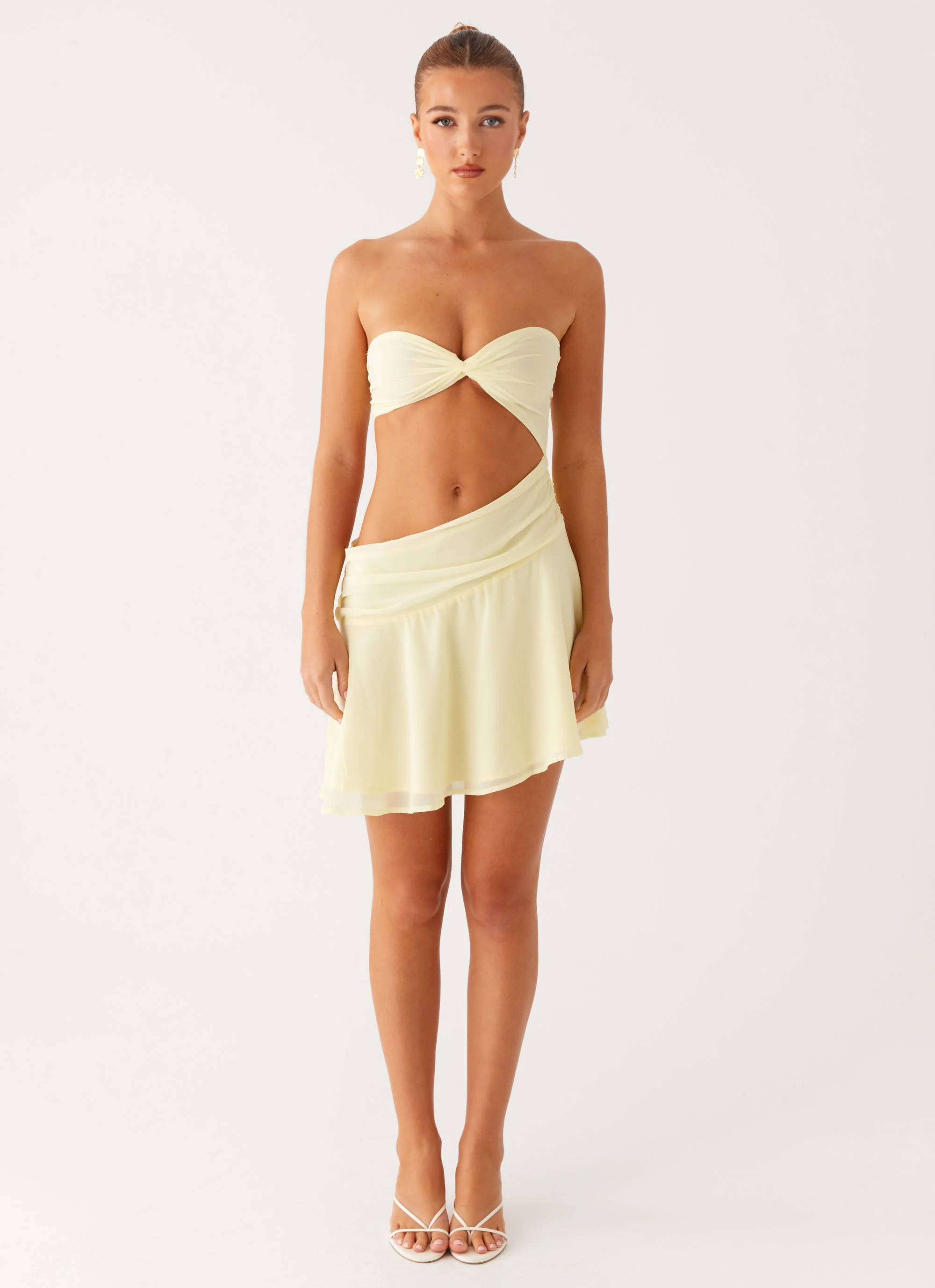Marbella Mini Dress - Yellow - Image 6