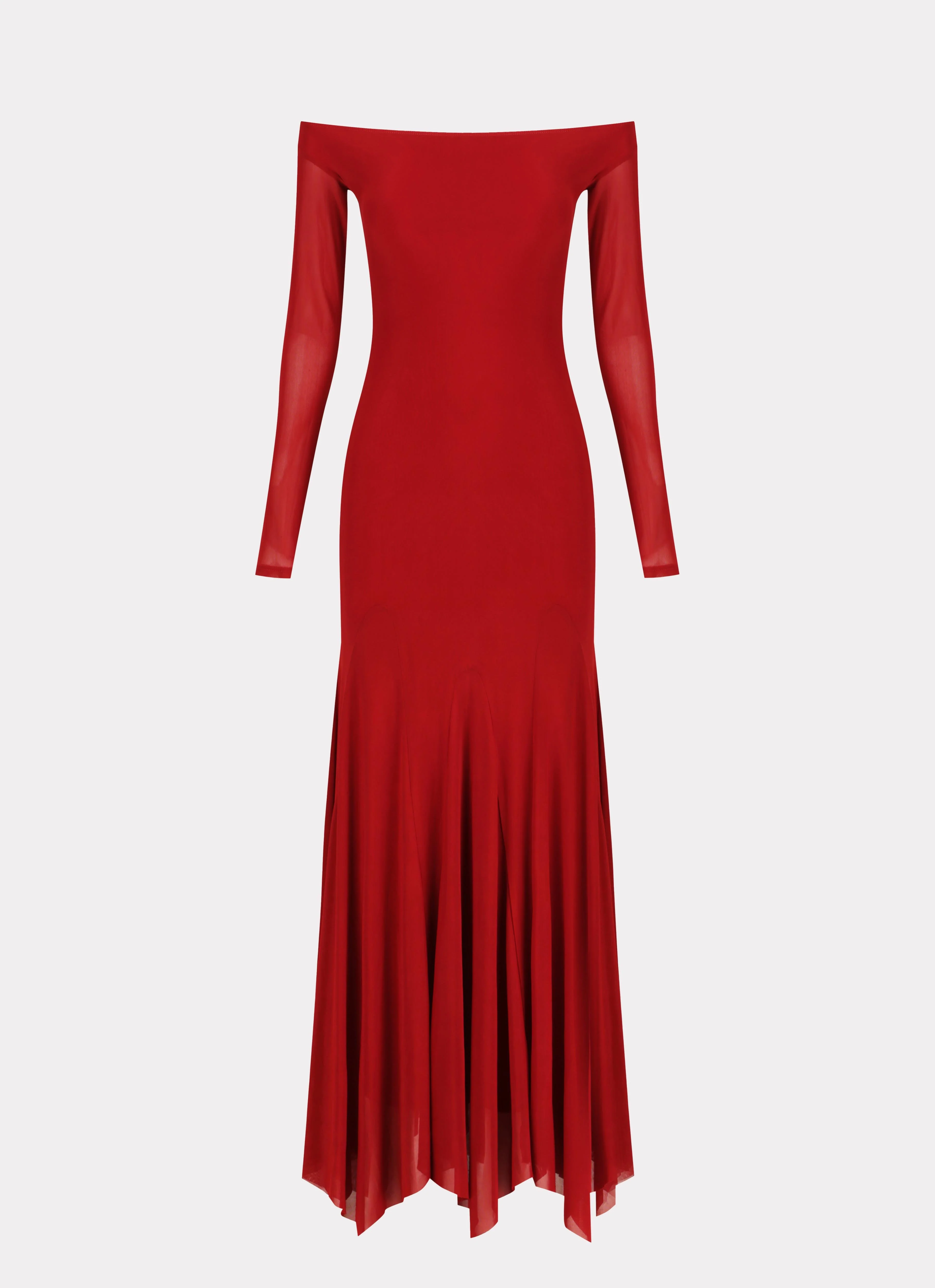 Maribel Maxi Dress - Red - Image 7