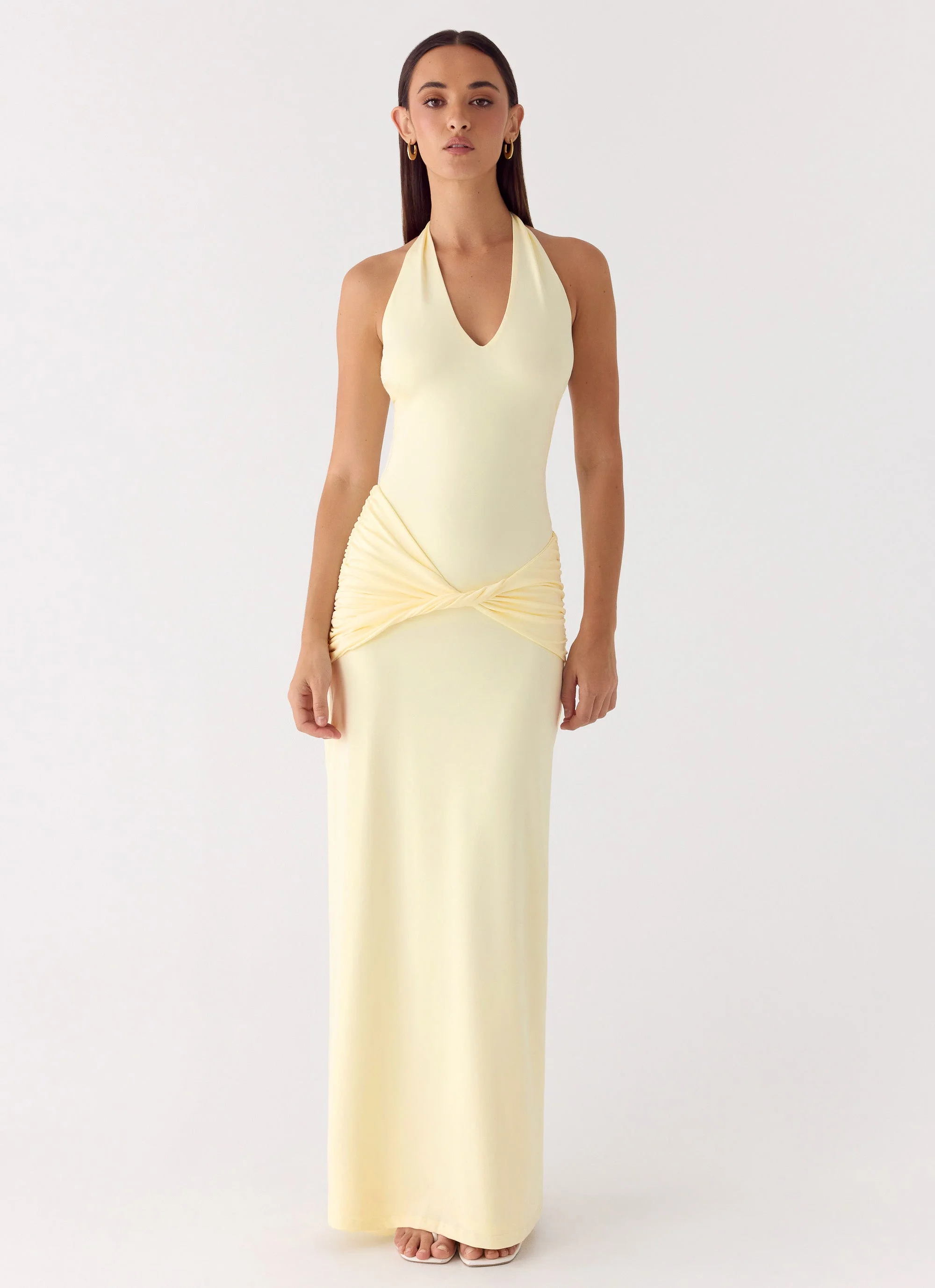 Maribelle Maxi Dress - Lemon - Image 6