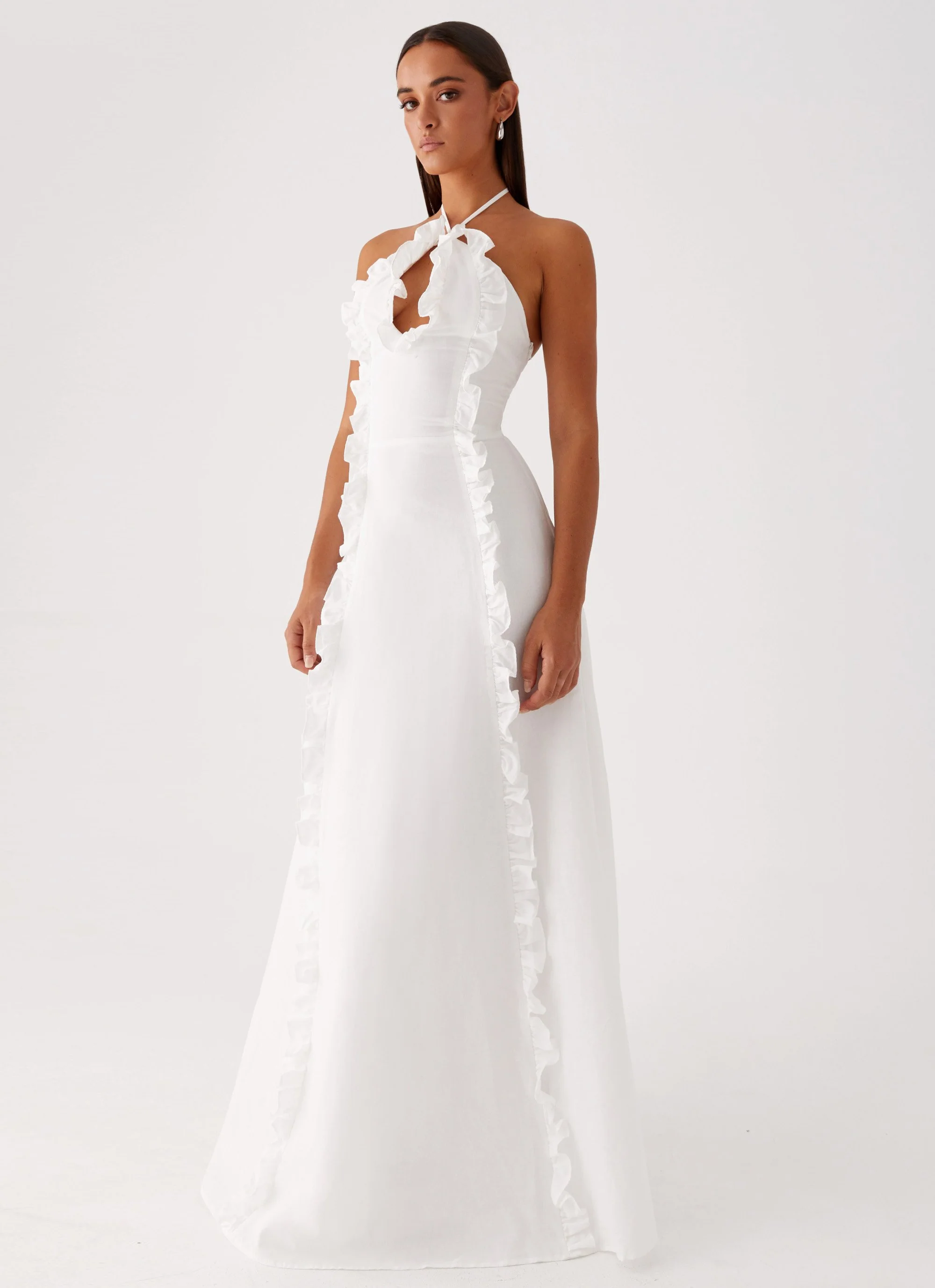 Mariella Maxi Dress - White - Image 6