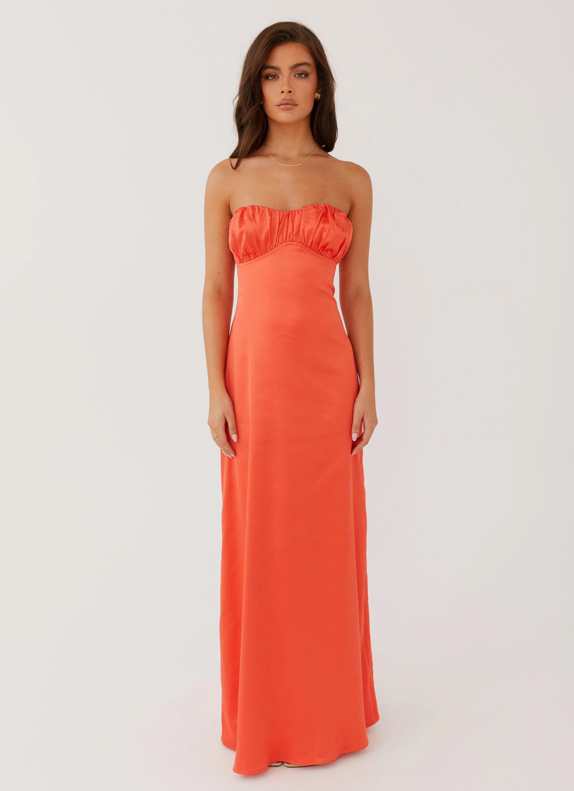 Marion Maxi Dress - Papaya - Image 5