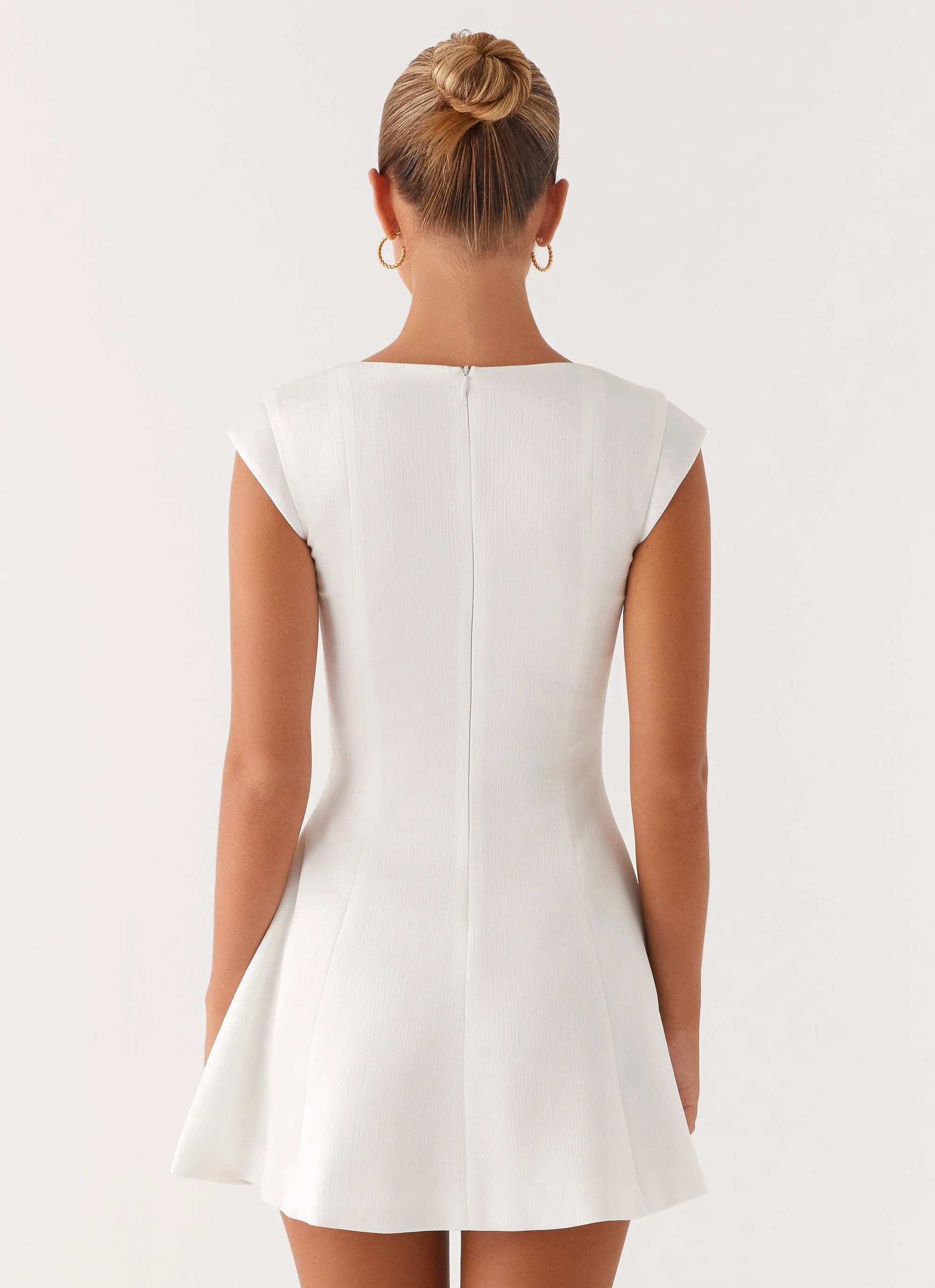 Maryjane Mini Dress - White - Image 4