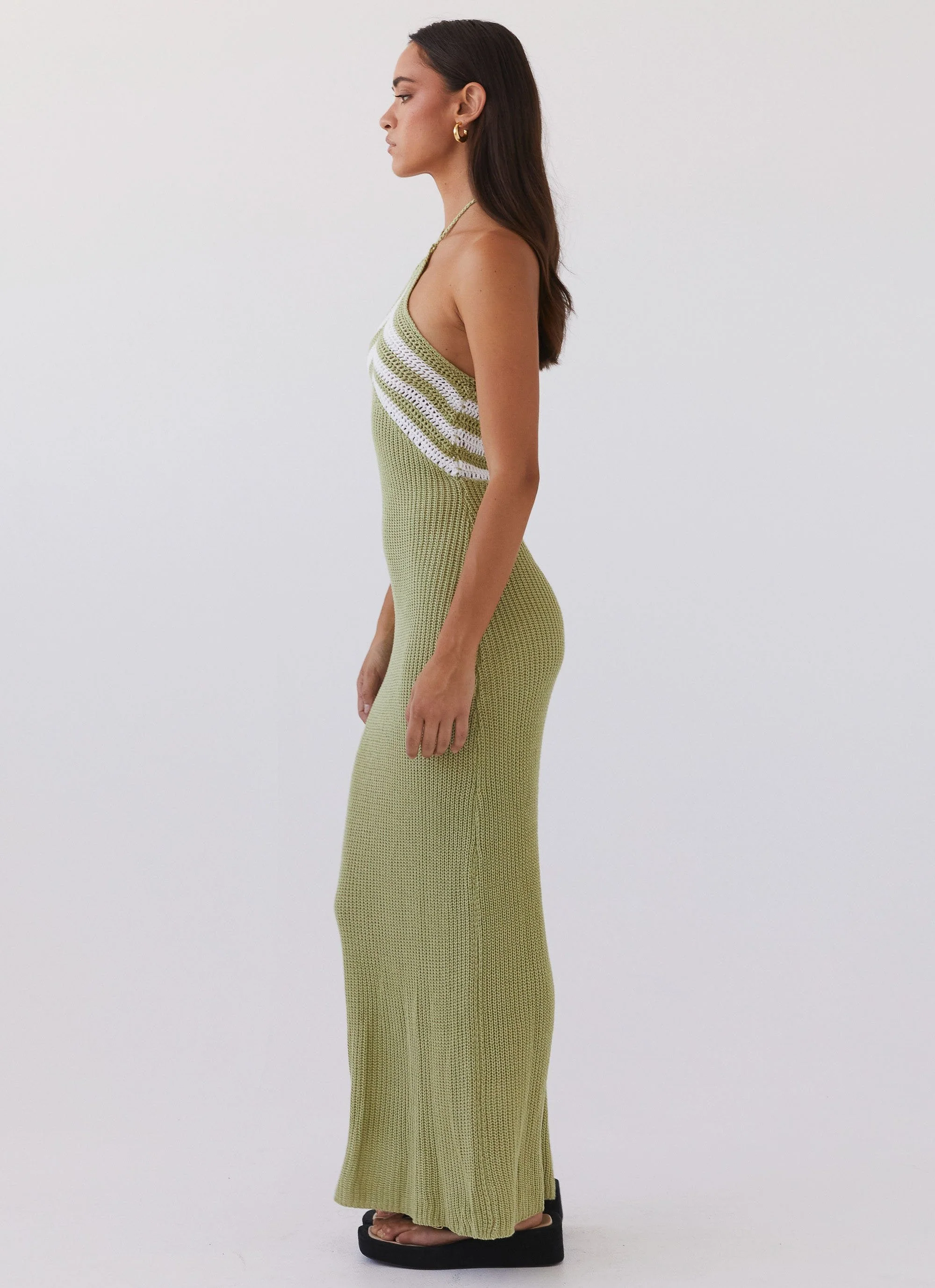 Masterpiece Knit Maxi Dress - Forest - Image 3