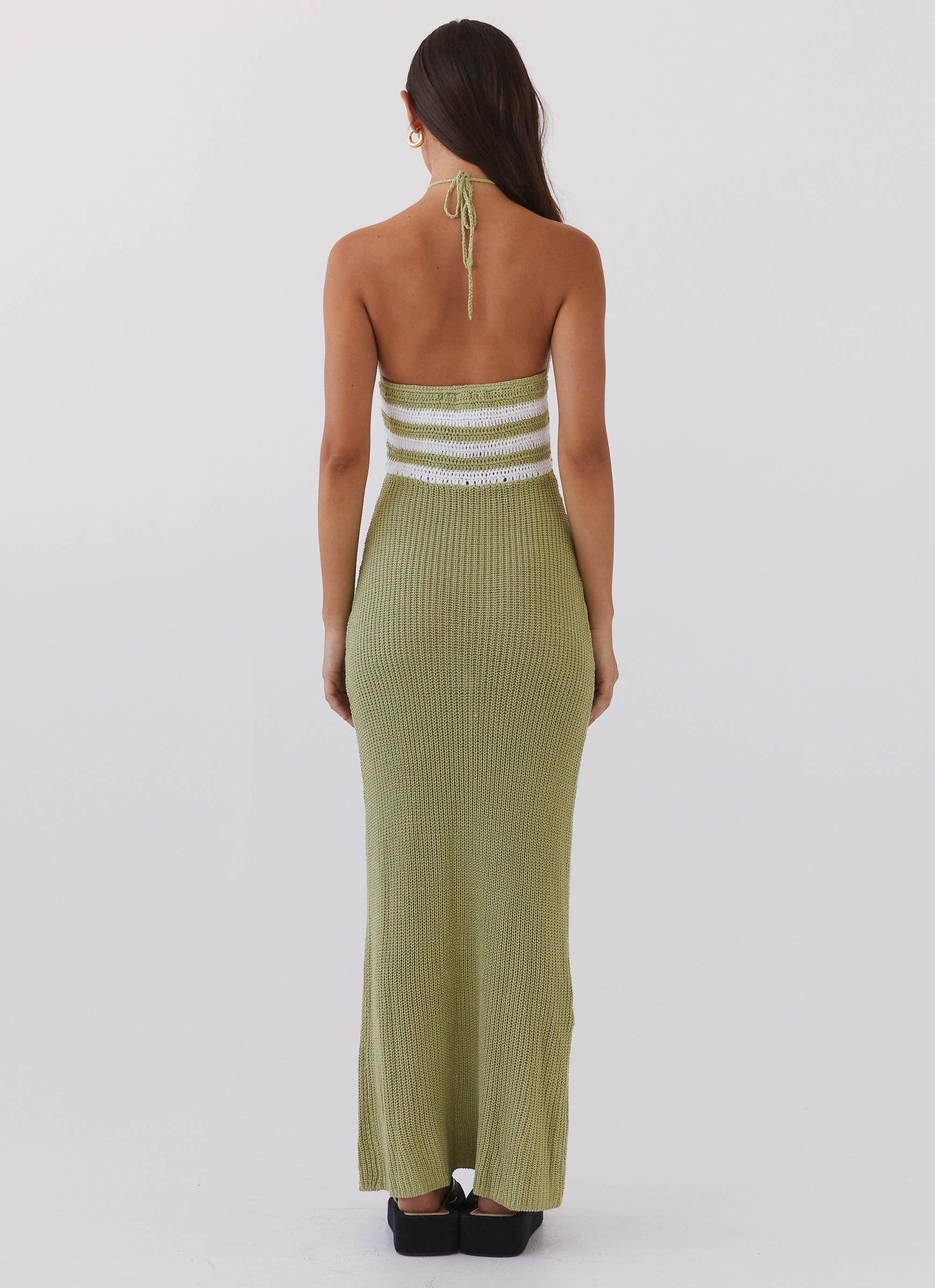 Masterpiece Knit Maxi Dress - Forest - Image 4