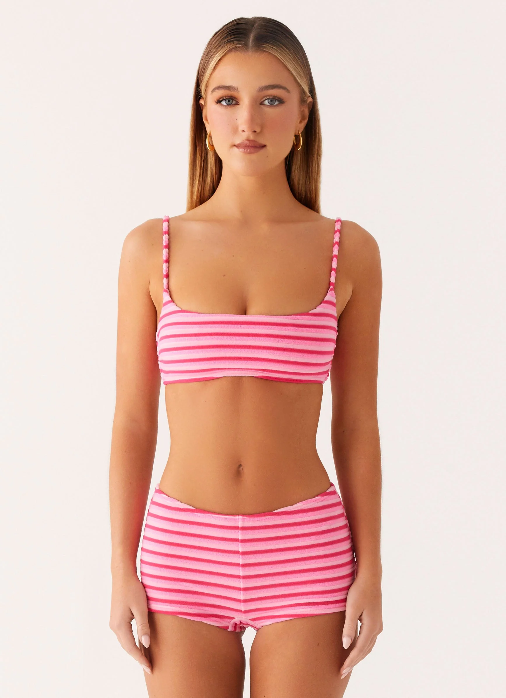 Mauritius Swim Short - Pink Stripe - Image 2