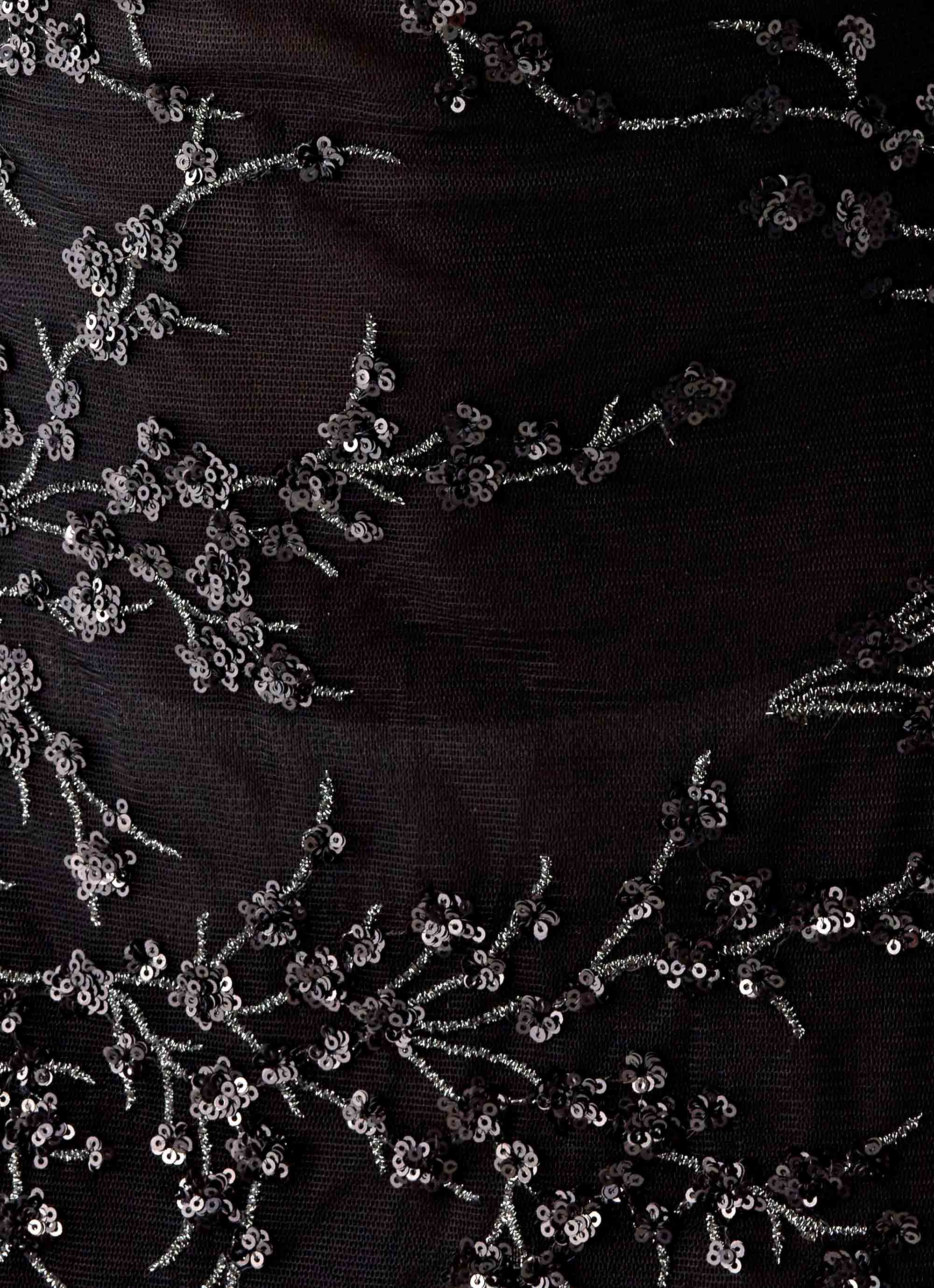 Mayim Sequin Maxi Dress - Black - Image 8
