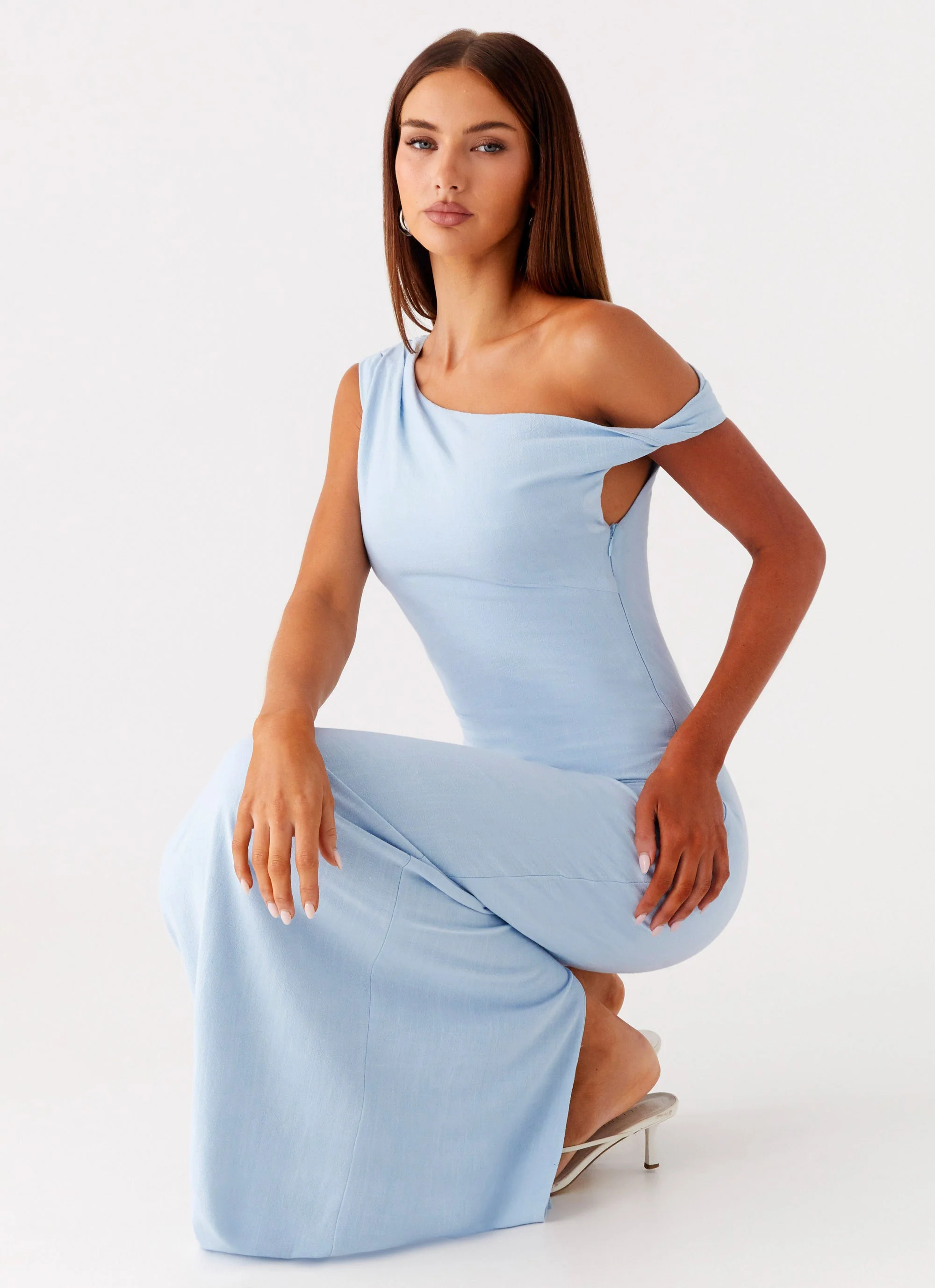 Mckenna Maxi Dress - Blue - Image 6