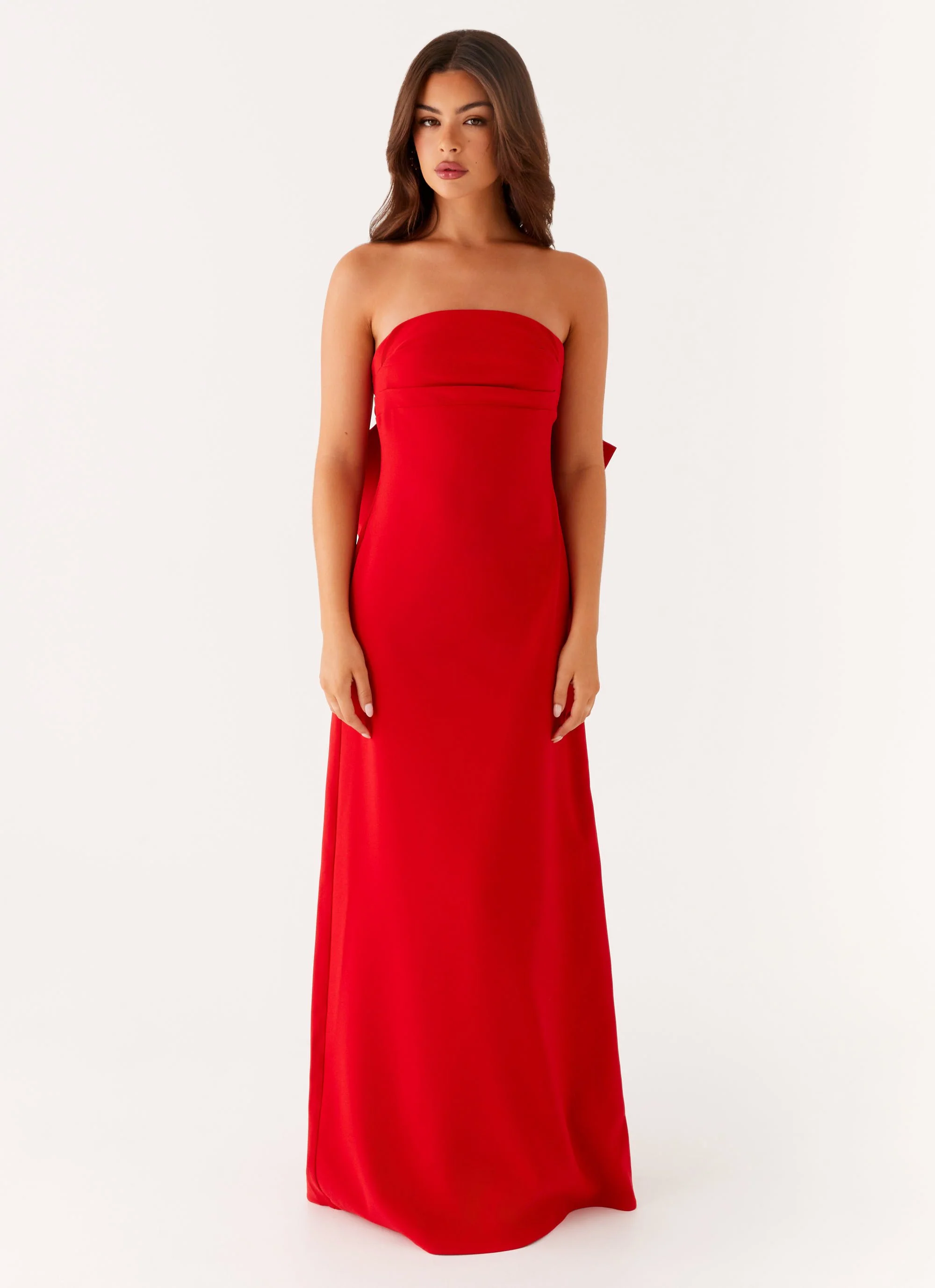 Meredith Maxi Dress - Red - Image 2