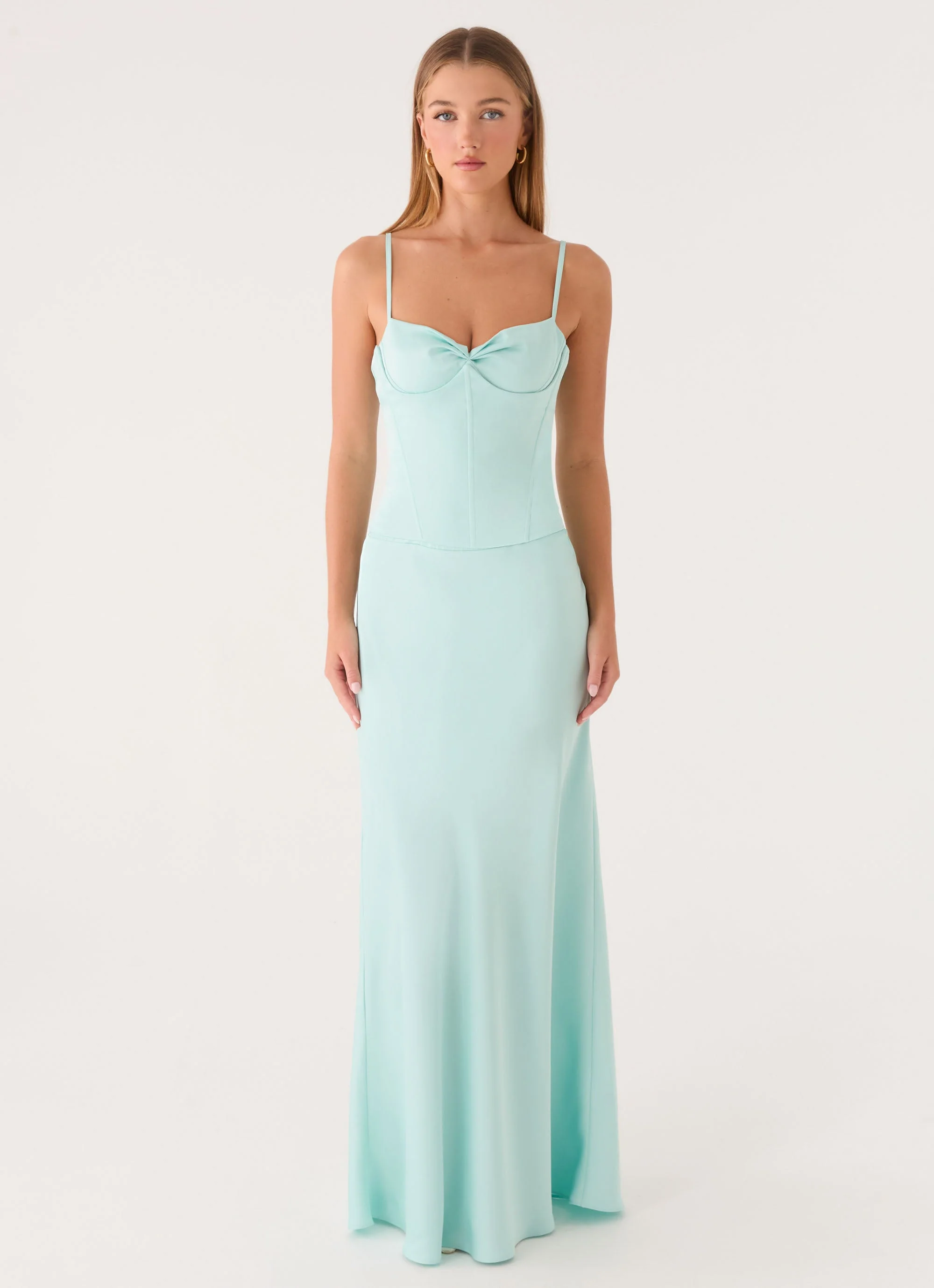 Merritt Maxi Dress - Aqua - Image 6