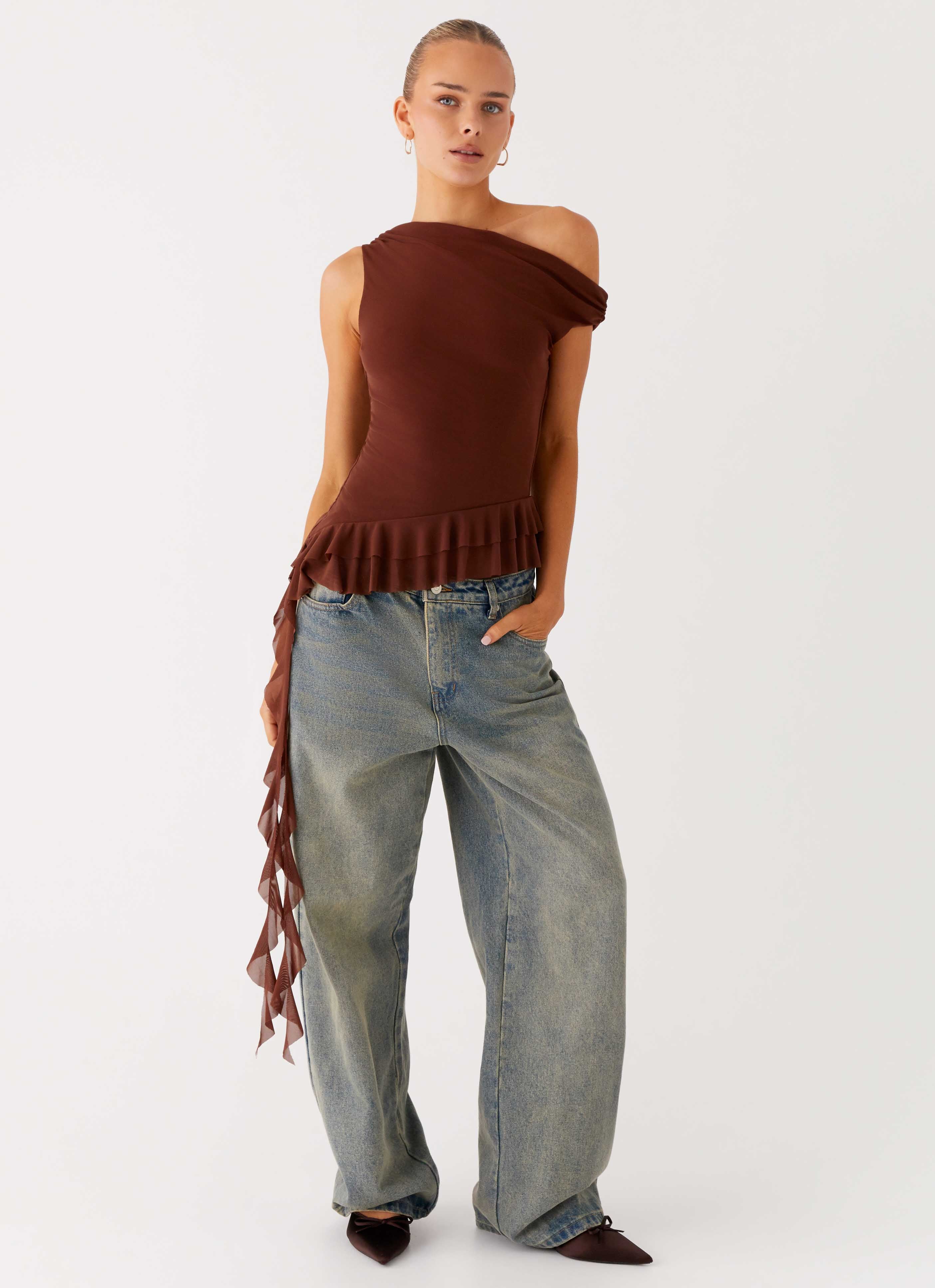 Mica Top - Chocolate - Image 6