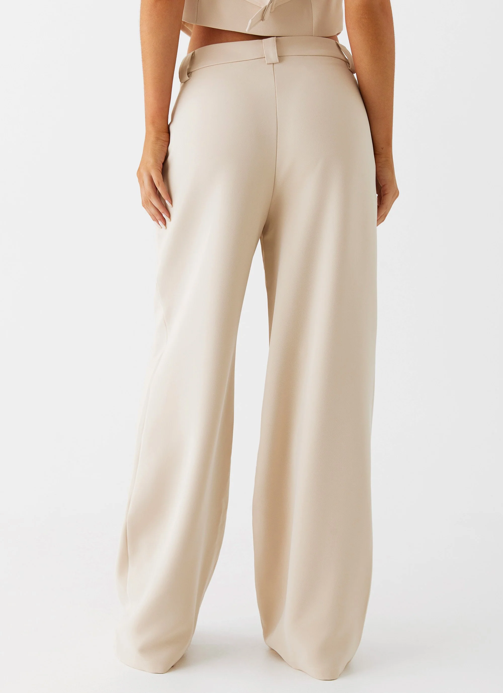 Midnight City Suit Pants - Beige - Image 4