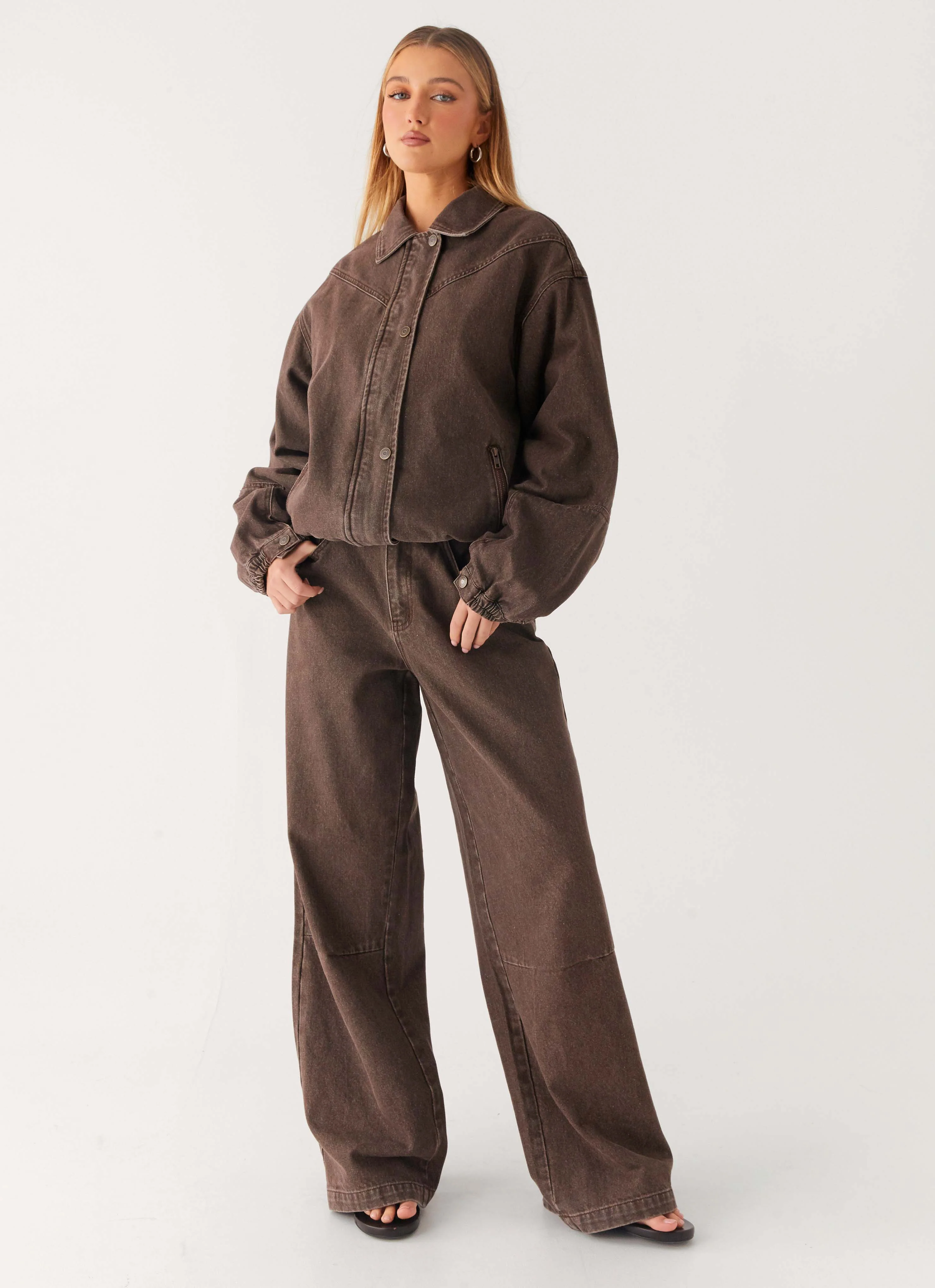 Midwest Low Rise Denim Jeans - Light Wash Chocolate - Image 5
