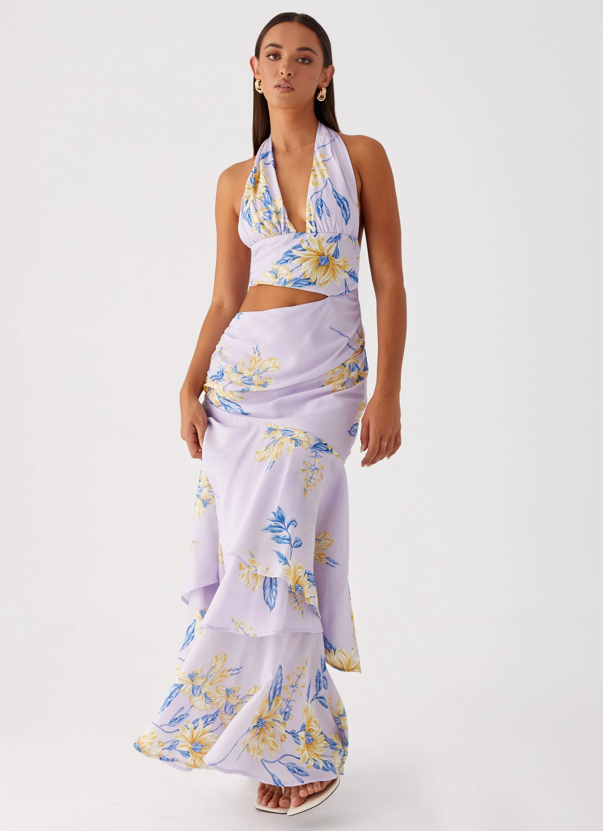Mikayla Maxi Dress - Lavender - Image 2