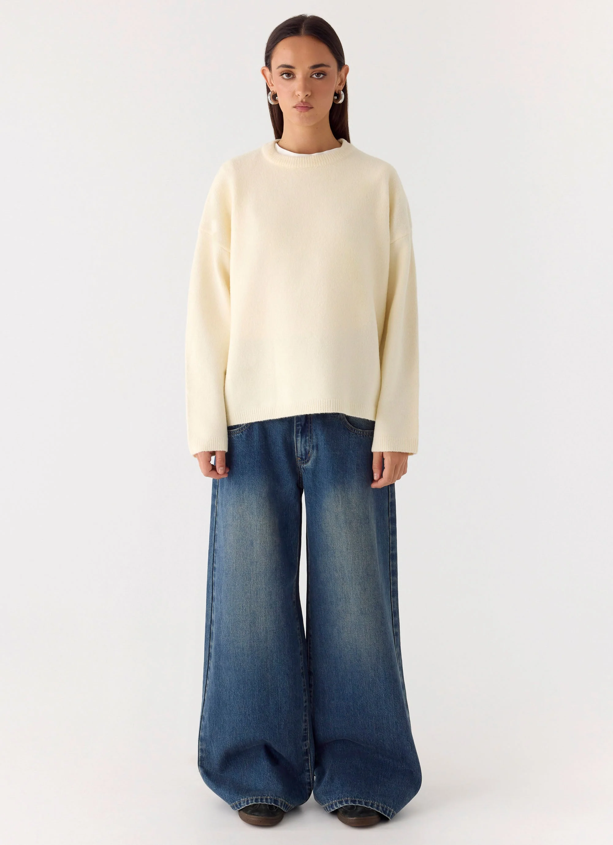 Miyuki Knit Sweater - Cream - Image 4