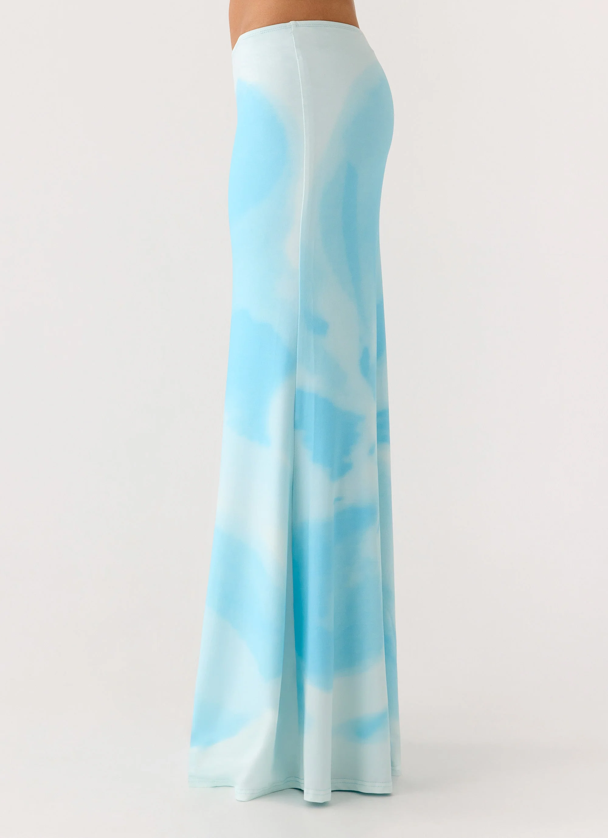Moka Maxi Skirt - Blooming Blue - Image 2