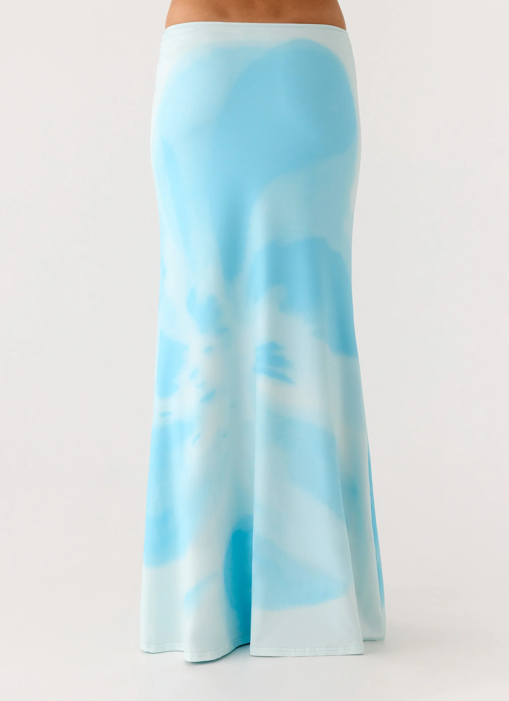 Moka Maxi Skirt - Blooming Blue - Image 3